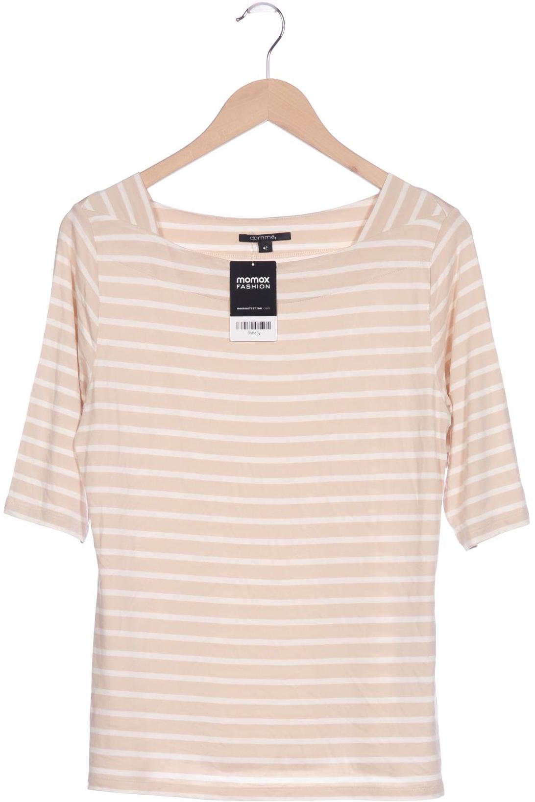 

Comma Damen T-Shirt, beige, Gr. 42