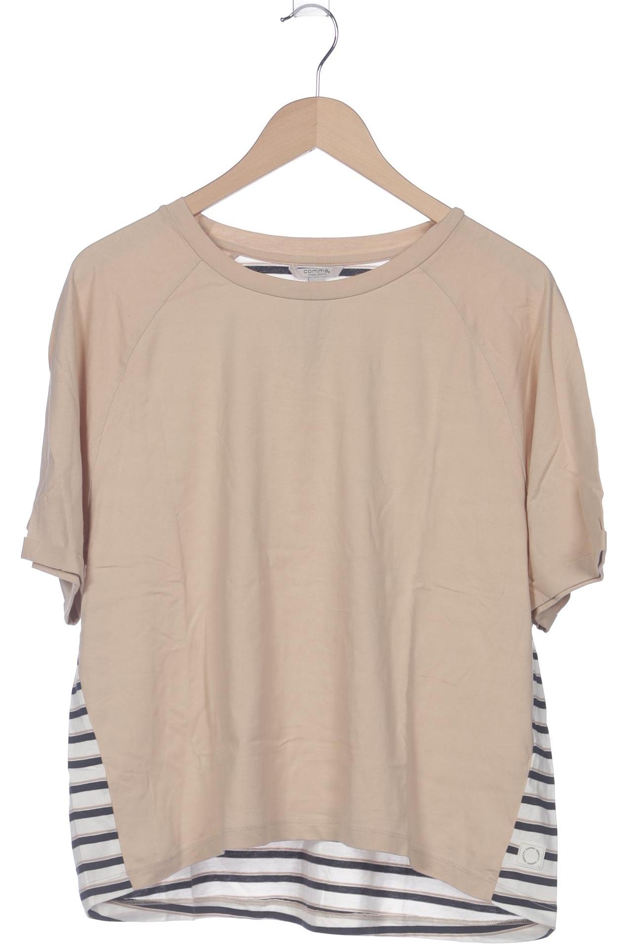 

Comma Damen T-Shirt, beige, Gr. 42