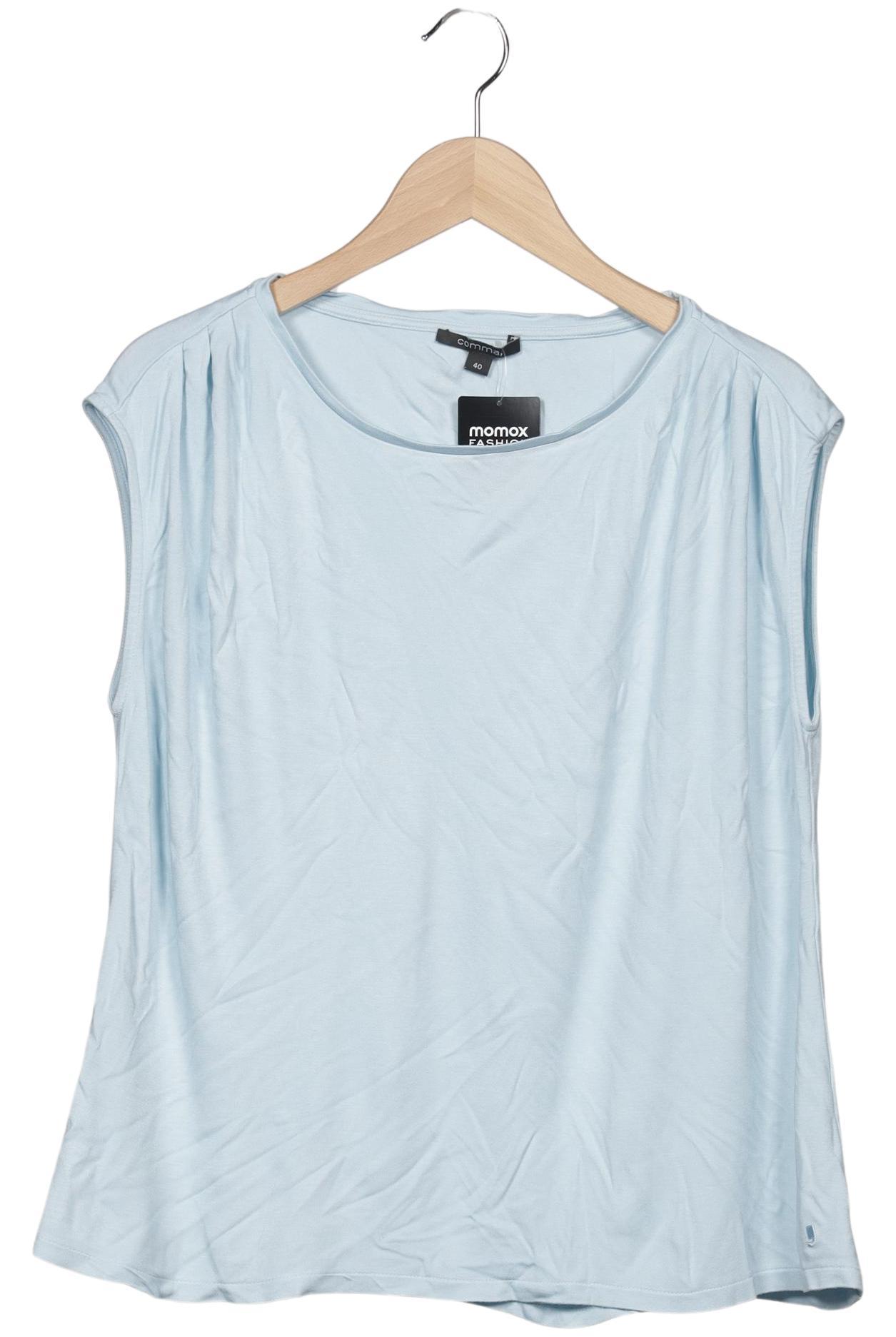 

Comma Damen T-Shirt, hellblau, Gr. 40