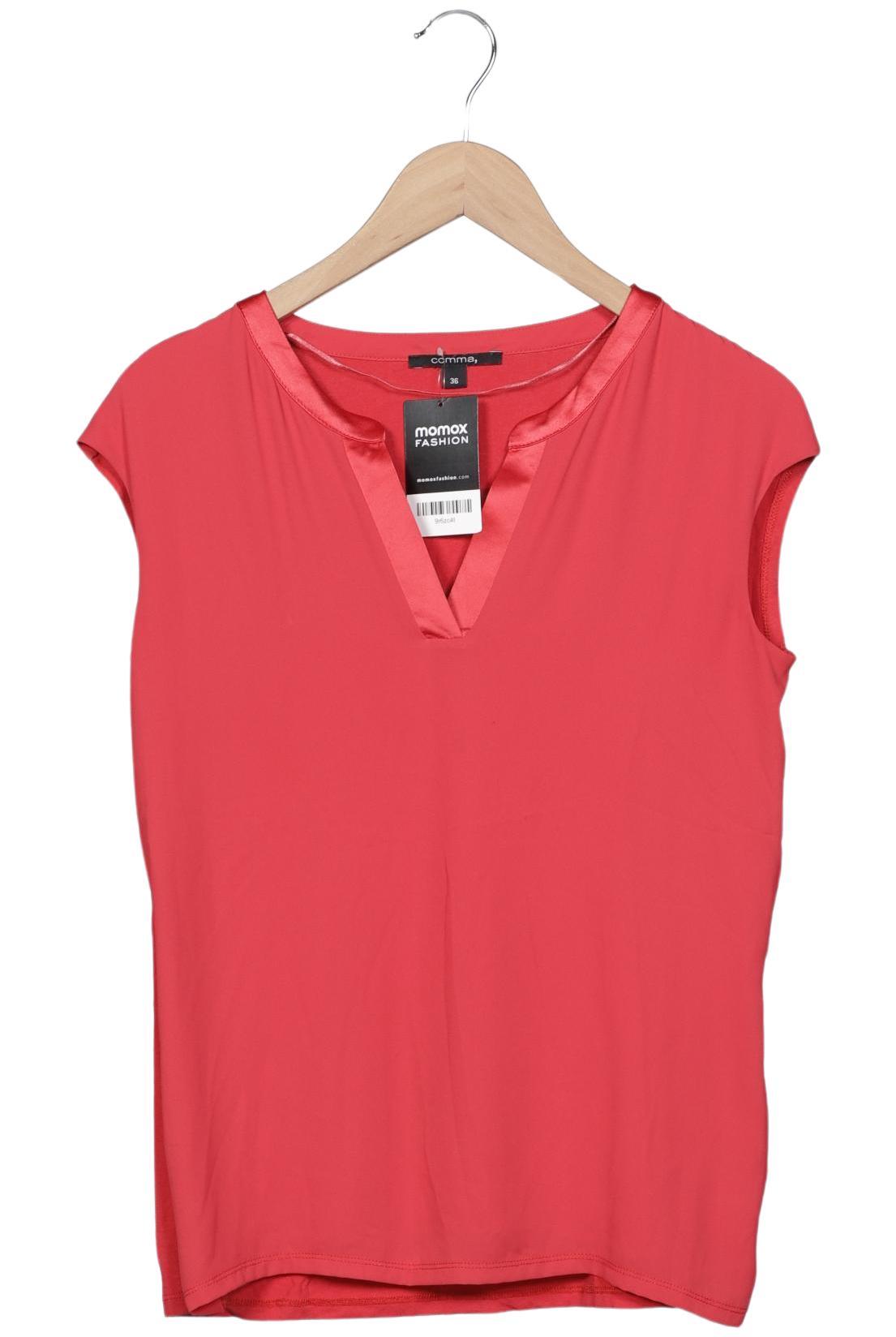 

Comma Damen T-Shirt, rot, Gr. 36