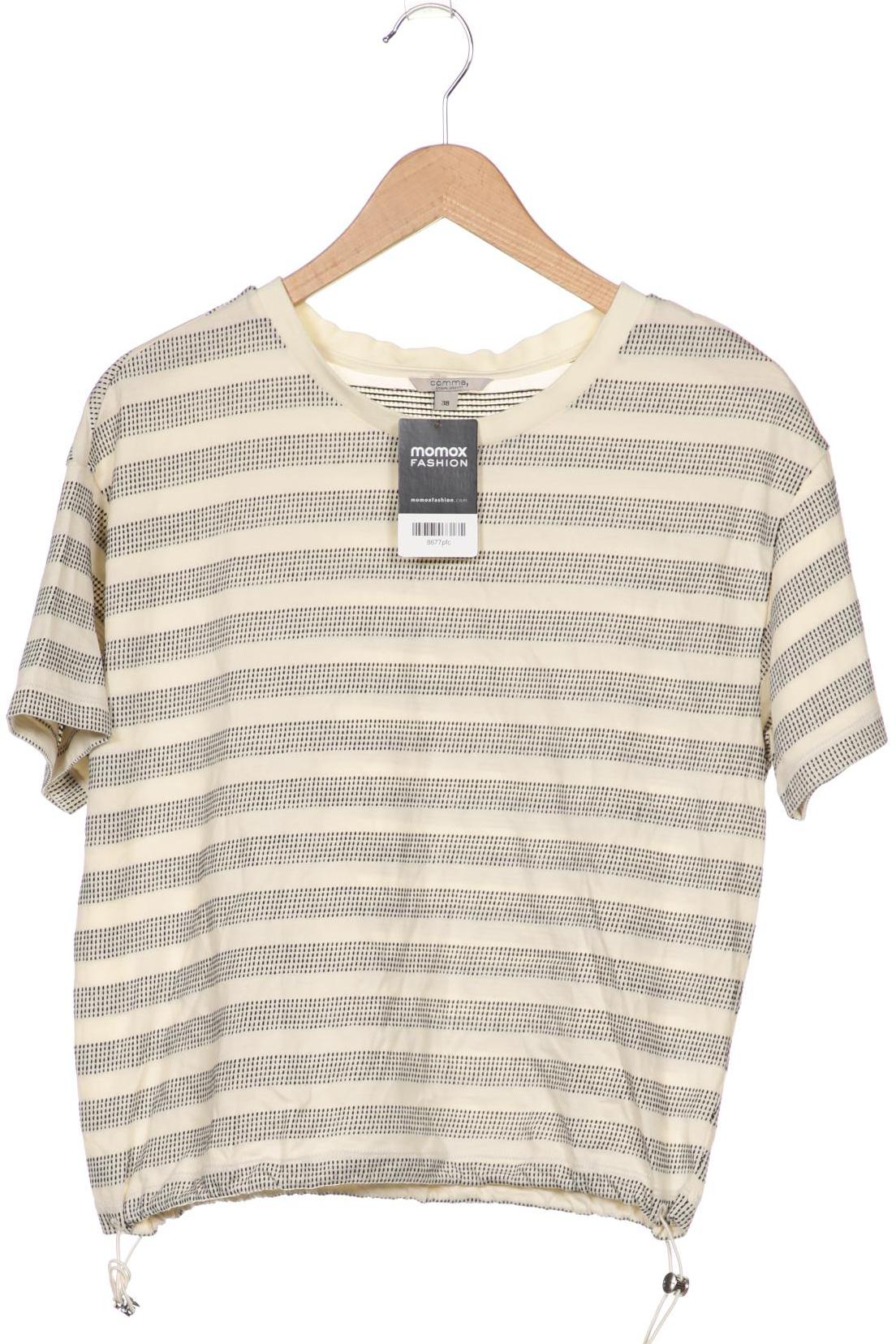 

Comma Damen T-Shirt, cremeweiß