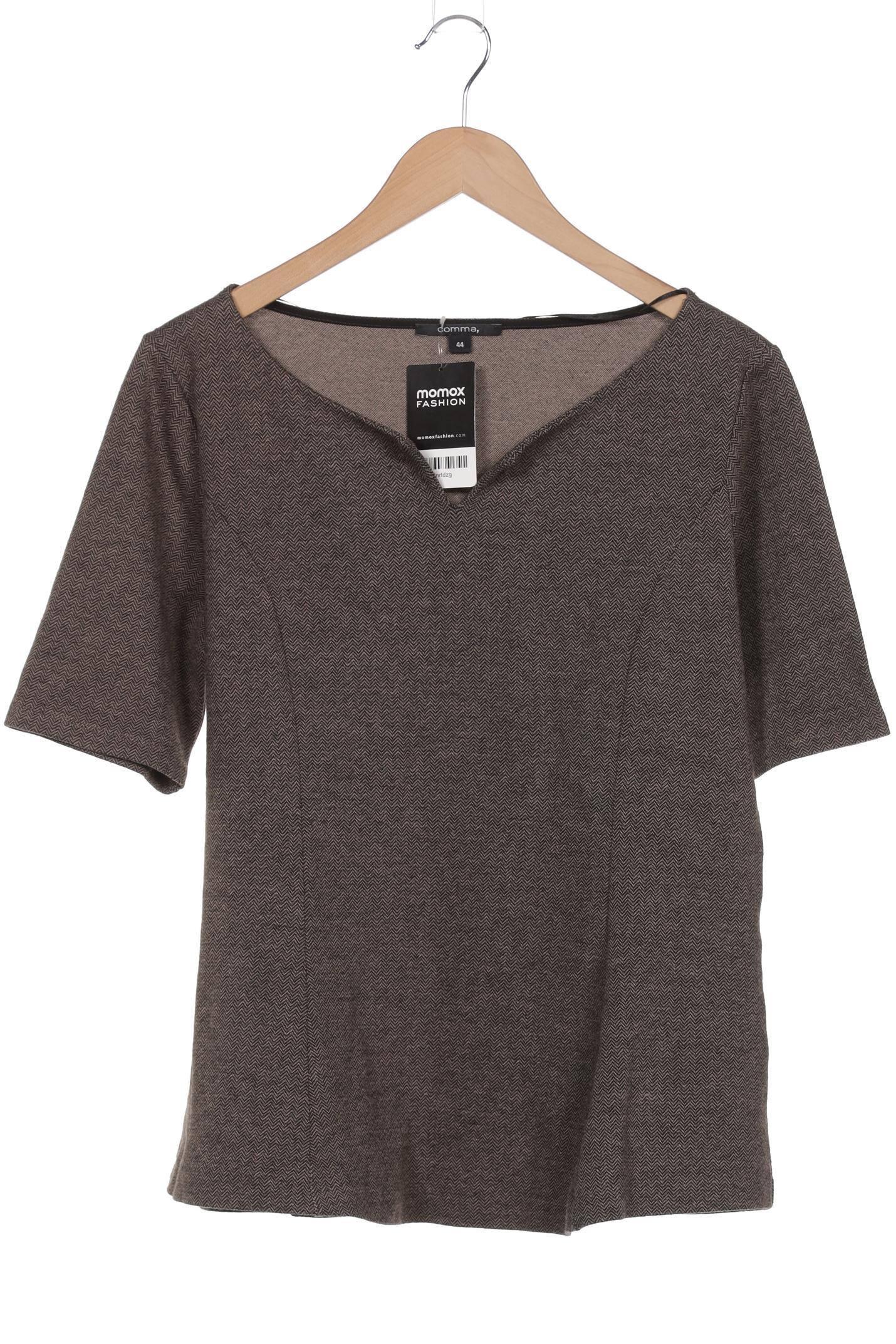 

Comma Damen T-Shirt, braun, Gr. 44