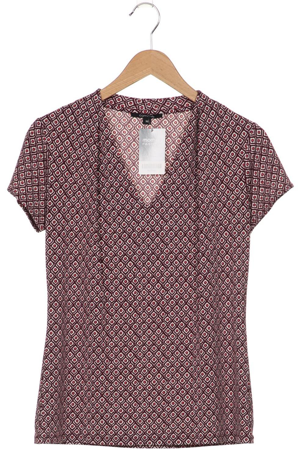 

Comma Damen T-Shirt, bordeaux