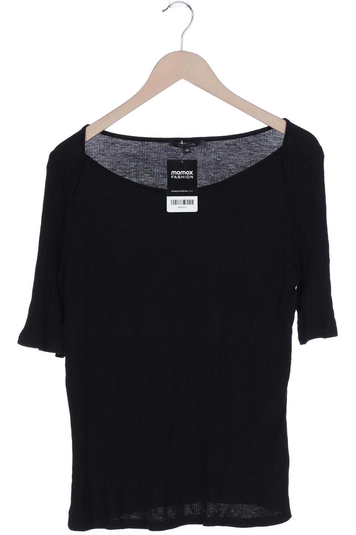 

Comma Damen T-Shirt, schwarz