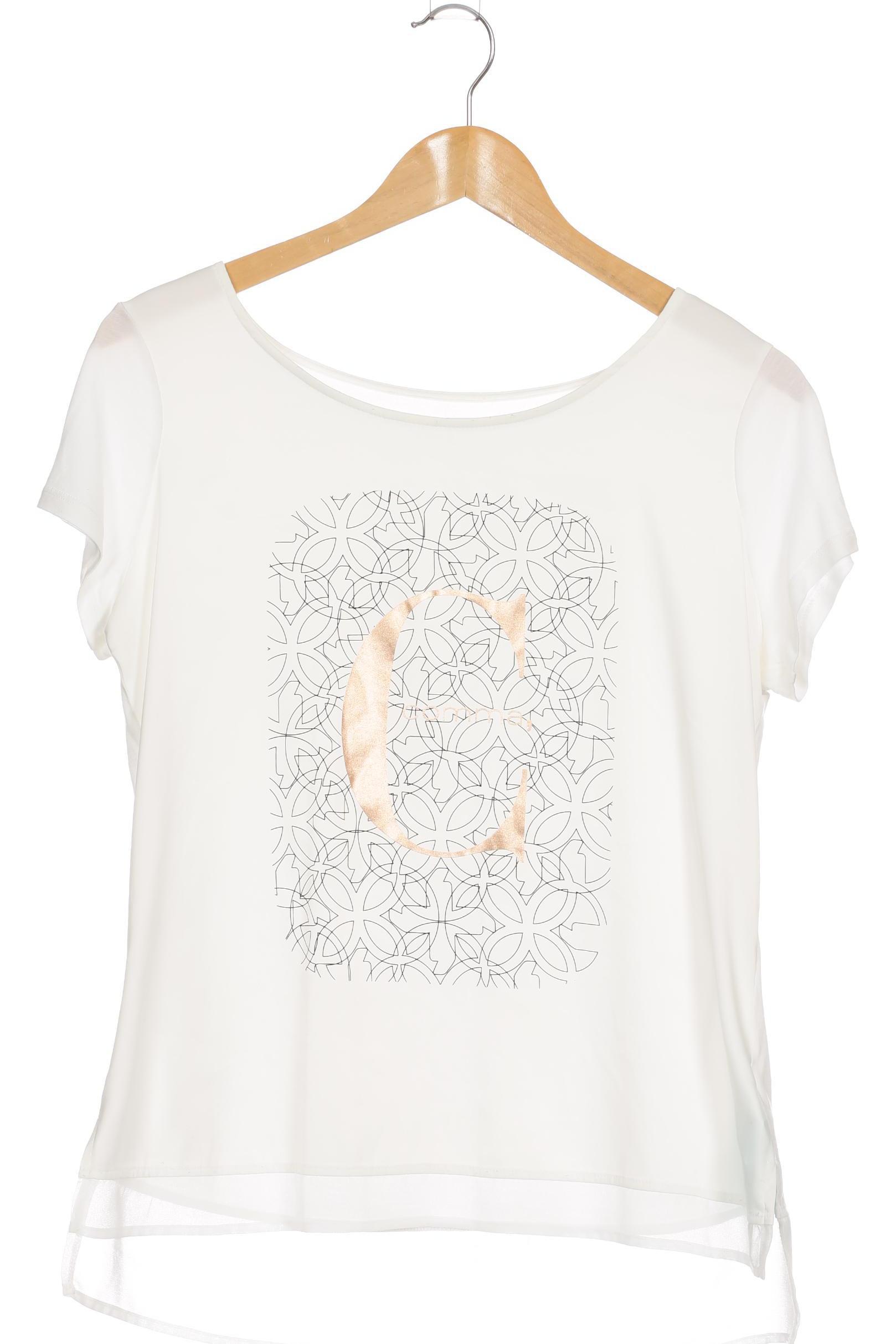 

Comma Damen T-Shirt, weiß, Gr.