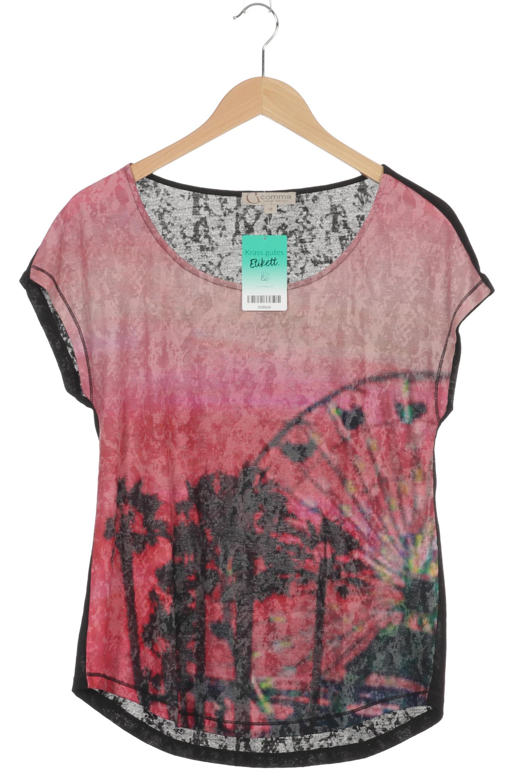 

Comma Damen T-Shirt, schwarz, Gr. 38