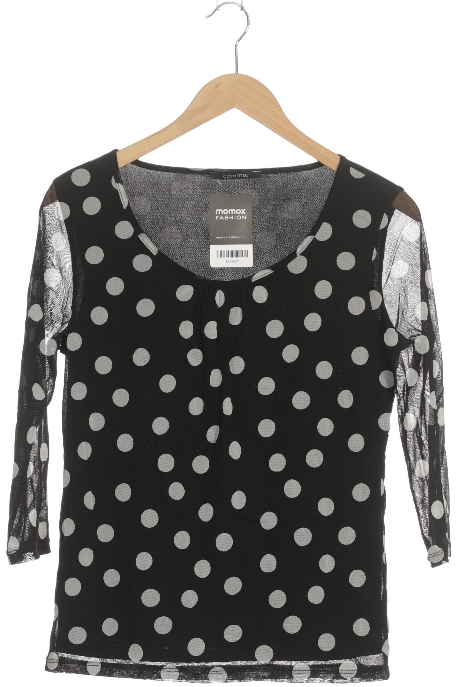 

Comma Damen T-Shirt, schwarz, Gr. 38