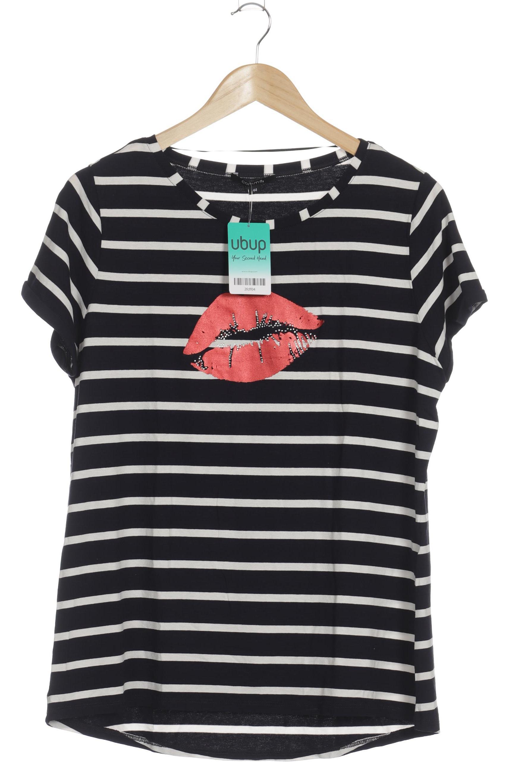 

Comma Damen T-Shirt, blau, Gr. 44