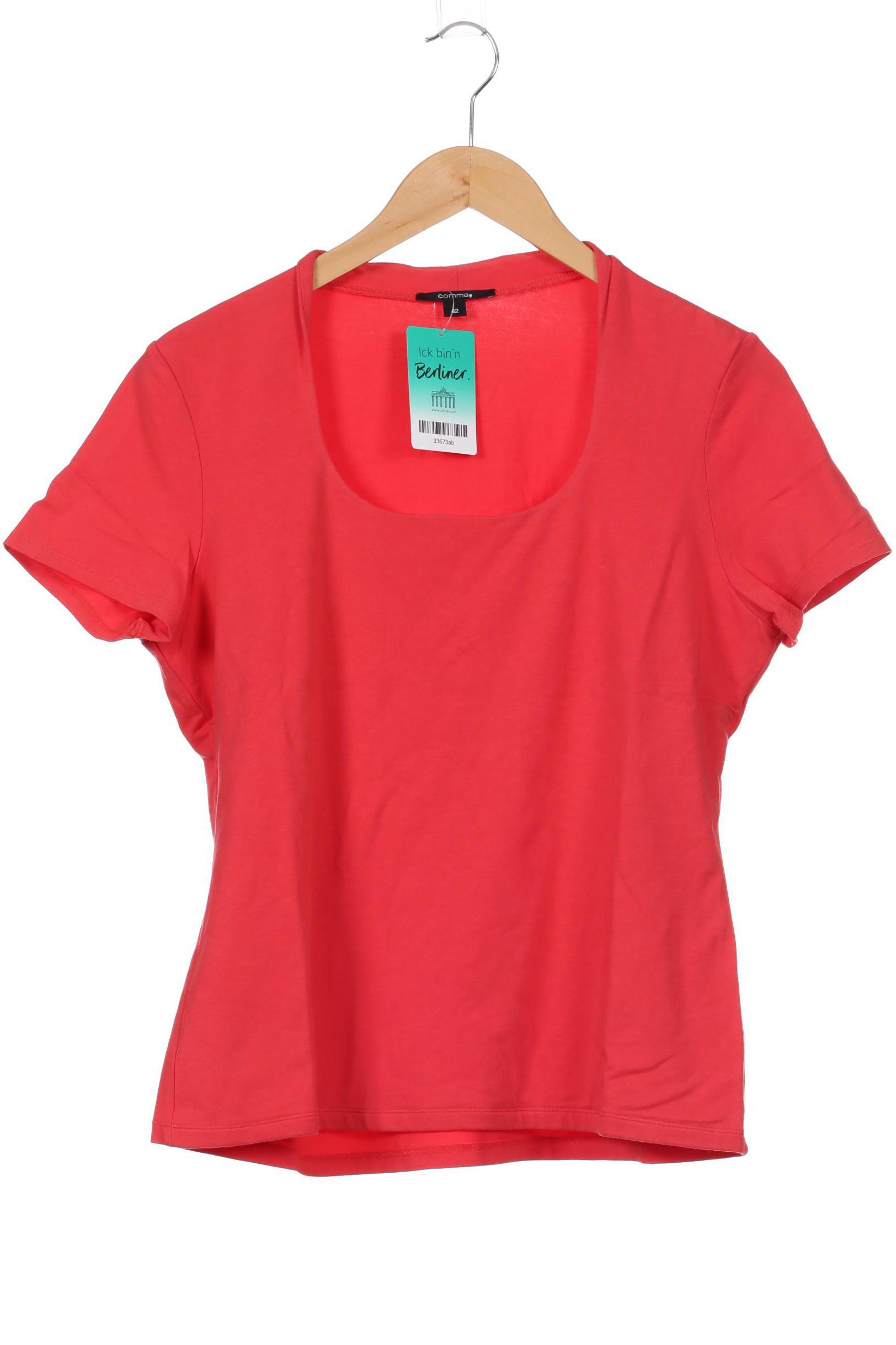 

Comma Damen T-Shirt, rot, Gr. 42