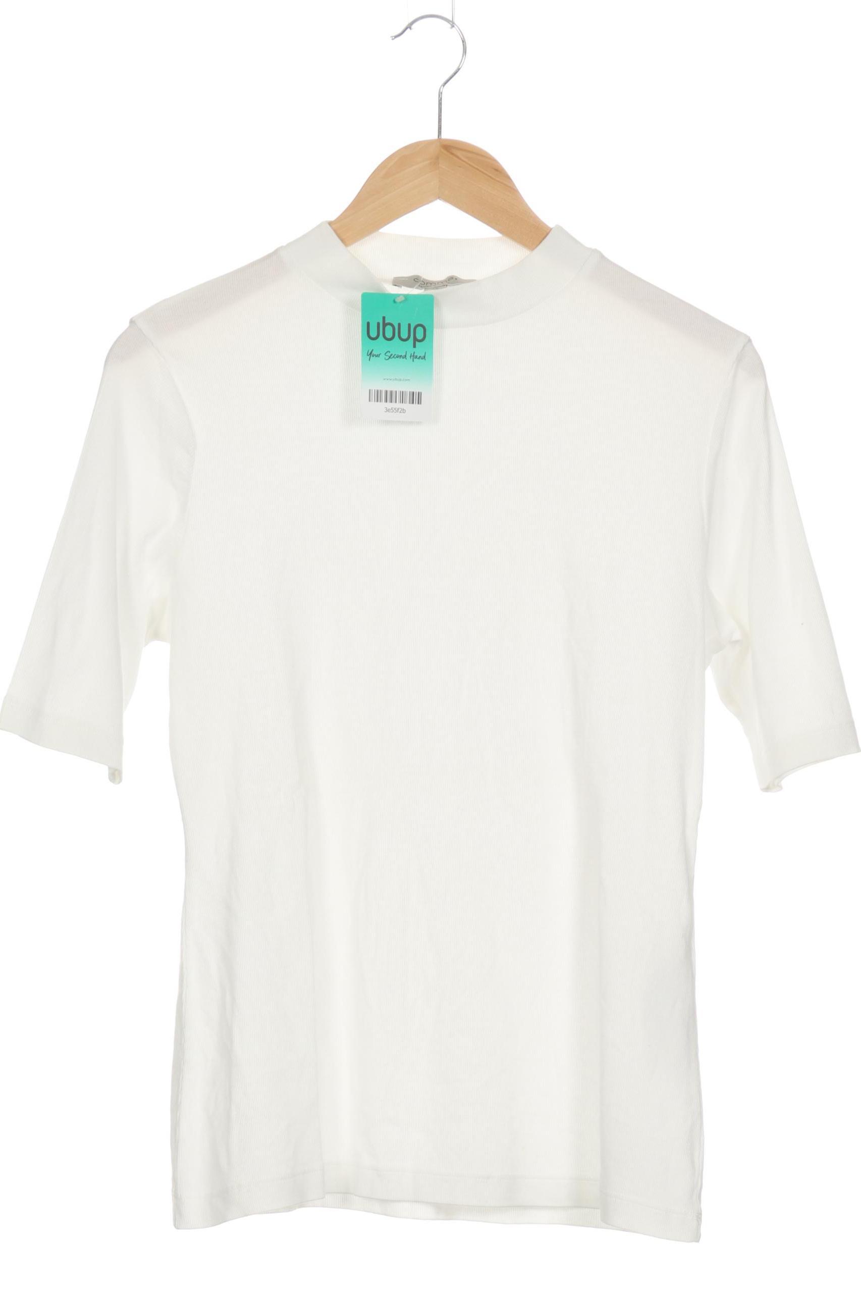 

Comma Damen T-Shirt, weiß, Gr. 42