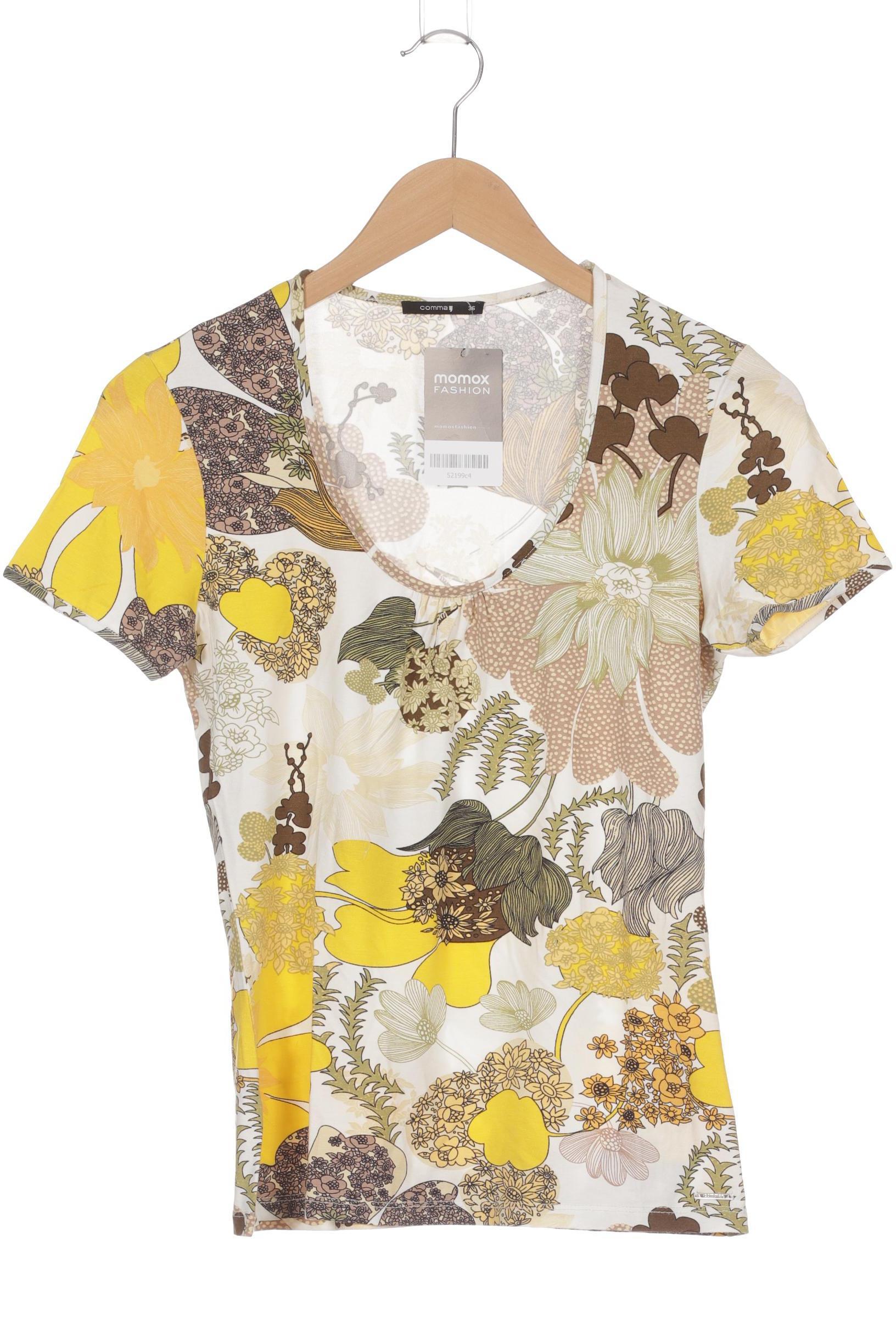 

Comma Damen T-Shirt, gelb, Gr. 36