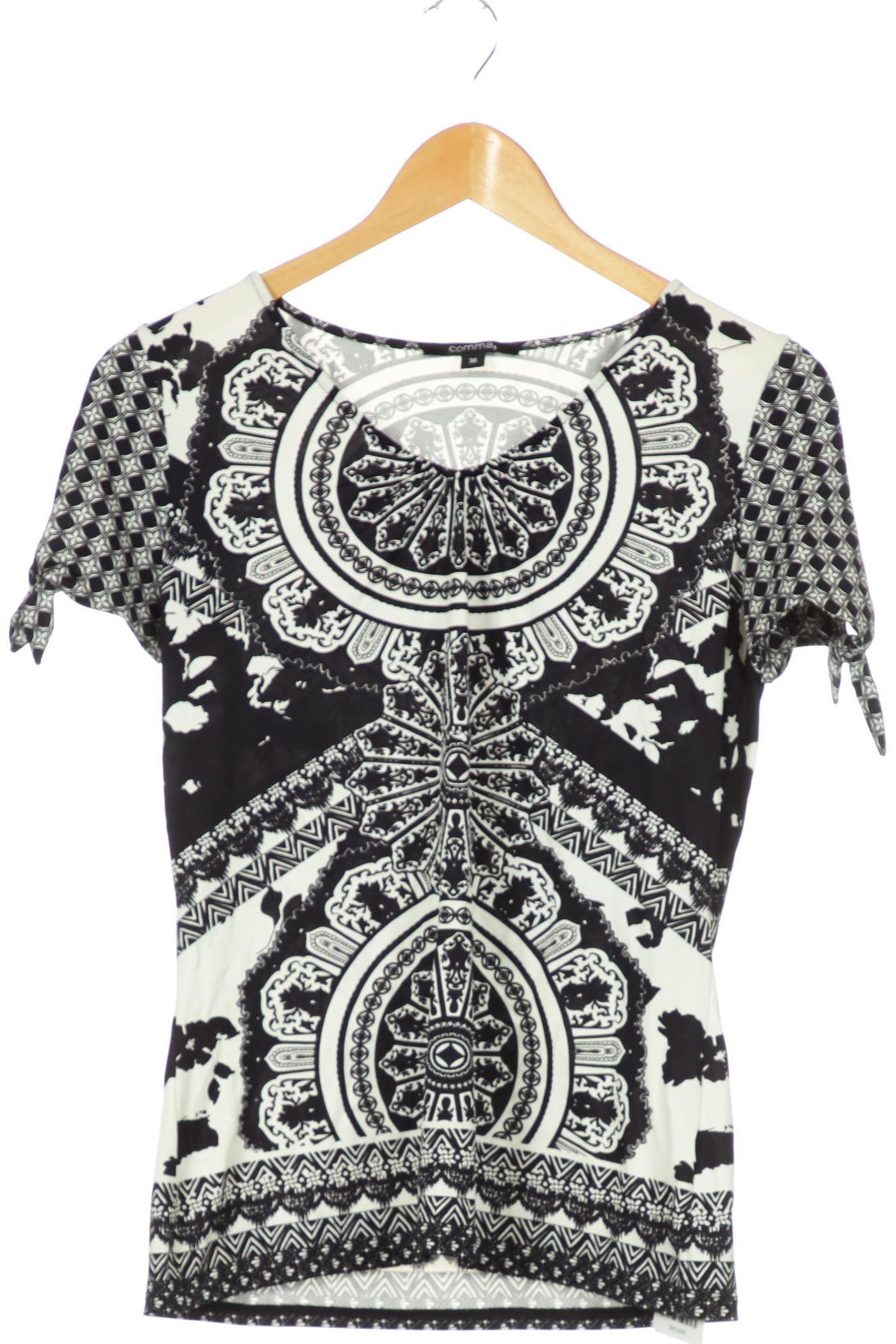 

Comma Damen T-Shirt, blau, Gr. 36