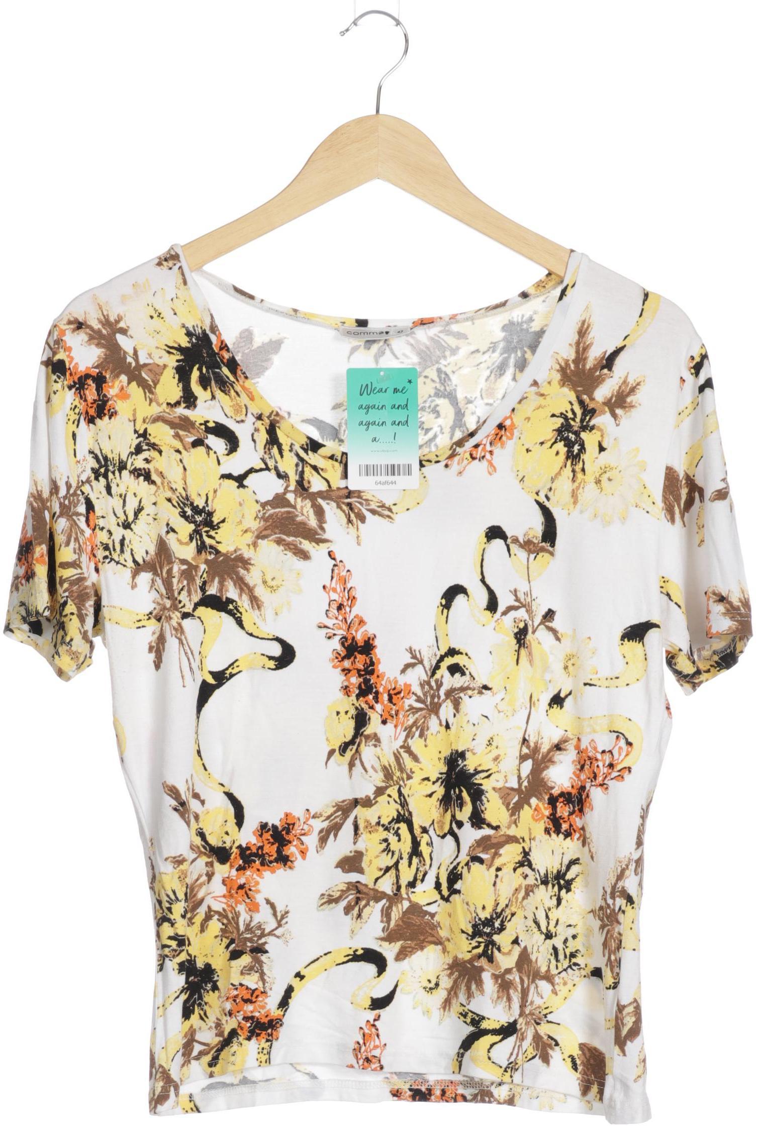 

Comma Damen T-Shirt, weiß, Gr. 42