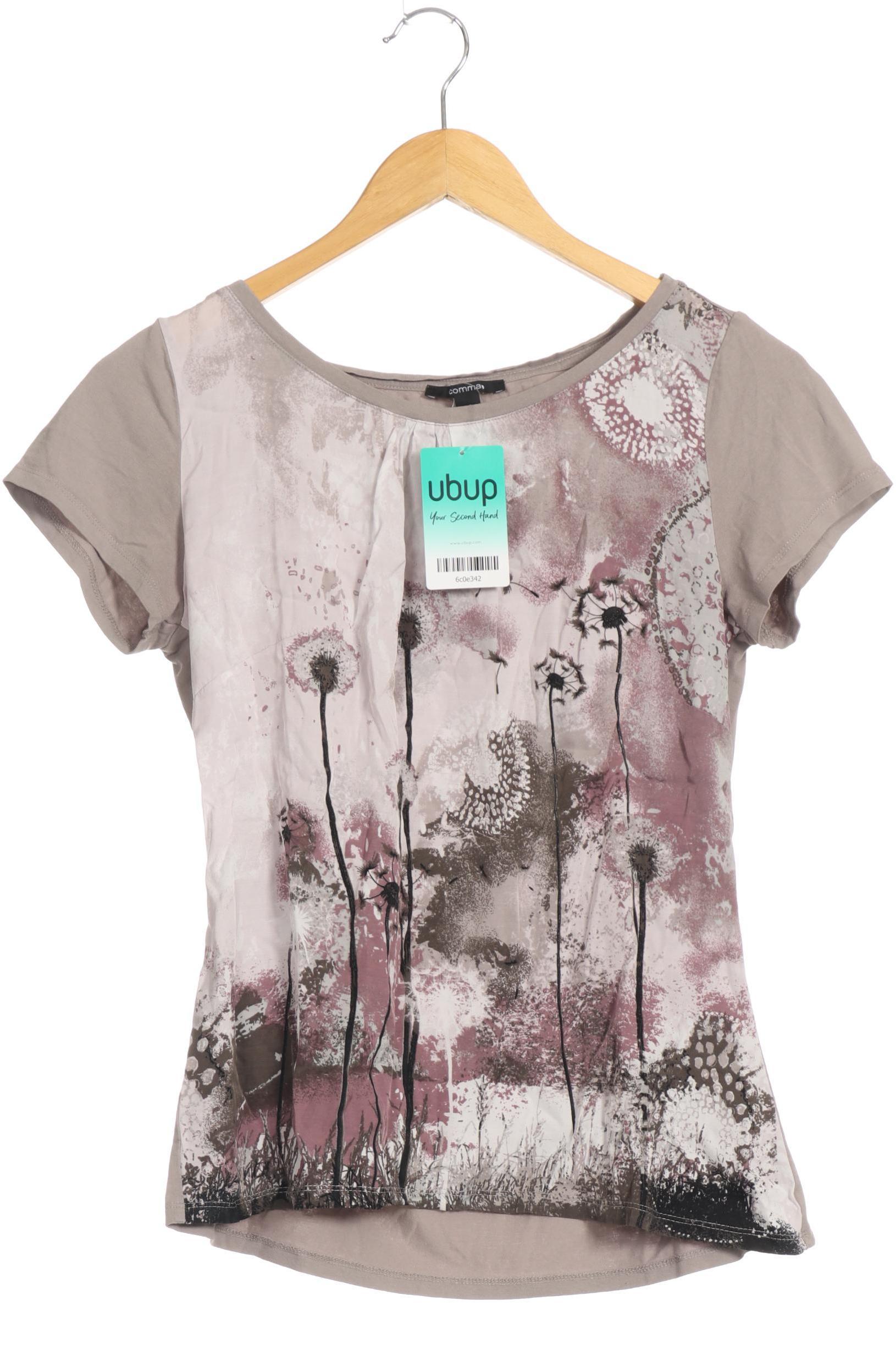 

Comma Damen T-Shirt, braun, Gr. 36