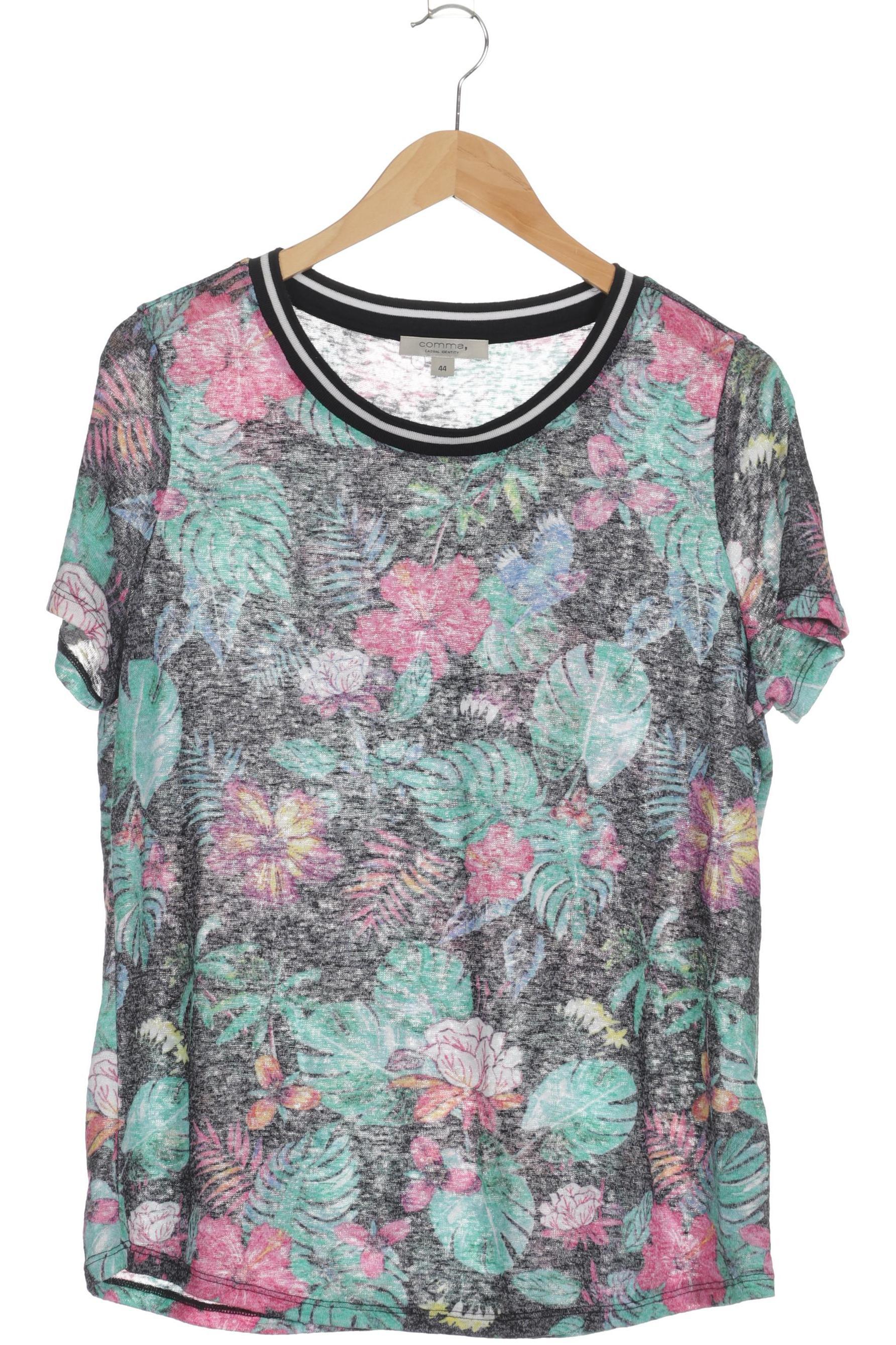 

Comma Damen T-Shirt, türkis, Gr. 44