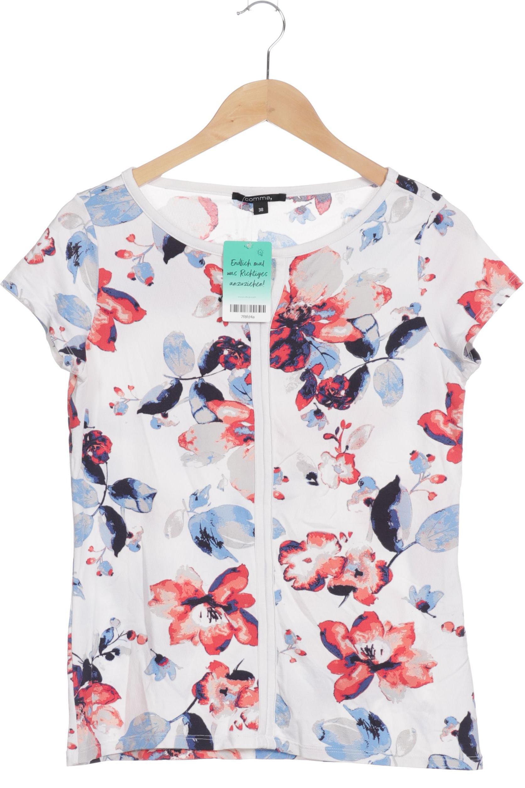 

Comma Damen T-Shirt, blau, Gr. 38