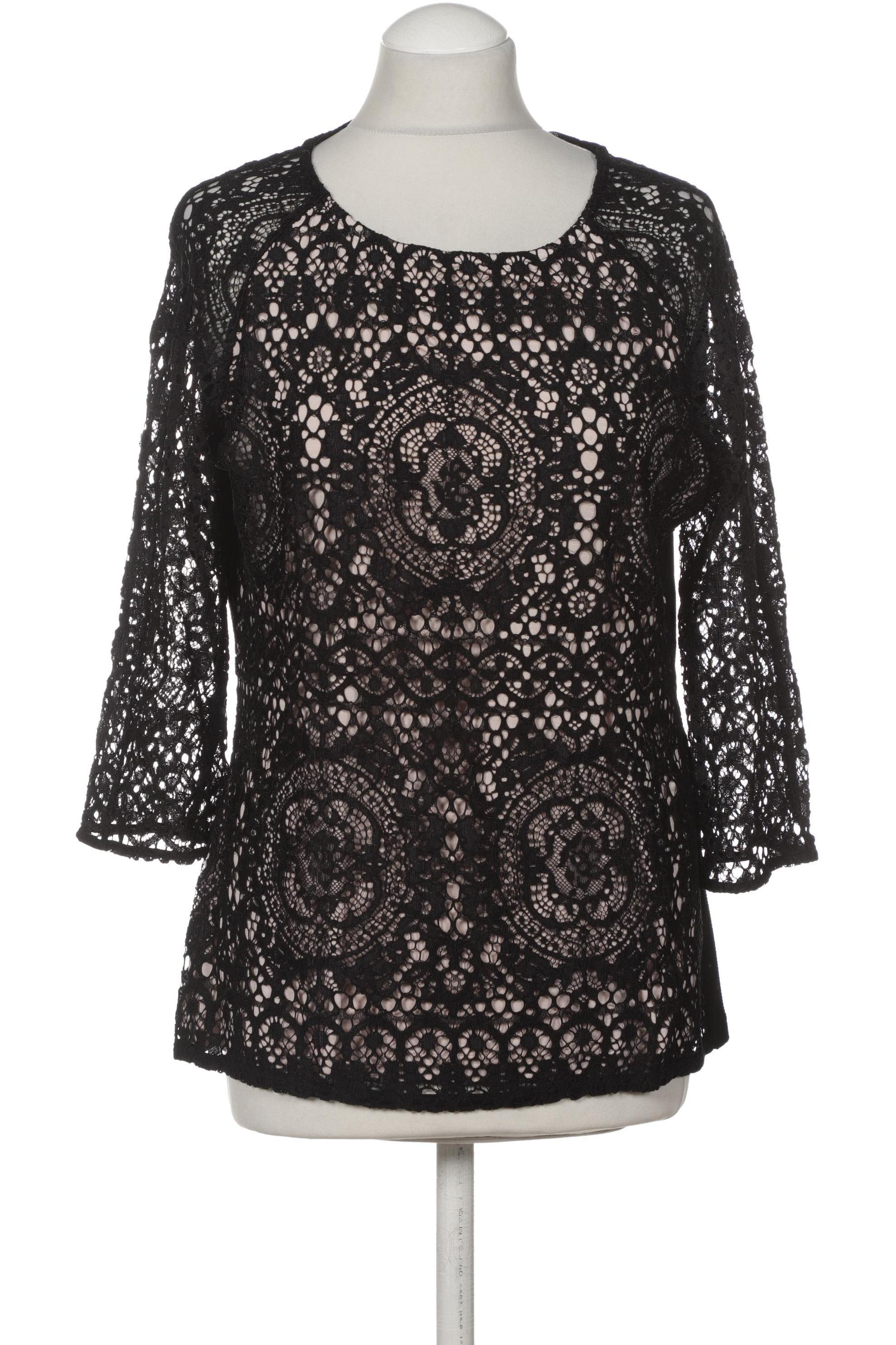 

Comma Damen Langarmshirt, schwarz, Gr. 38