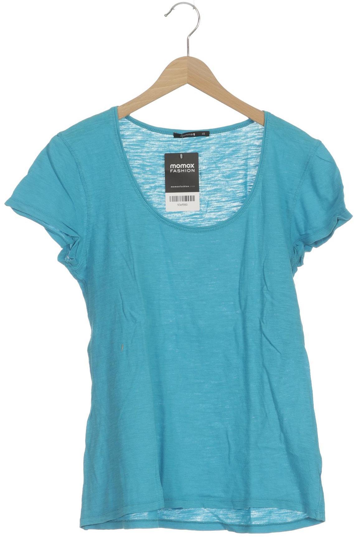 

Comma Damen T-Shirt, blau, Gr. 40
