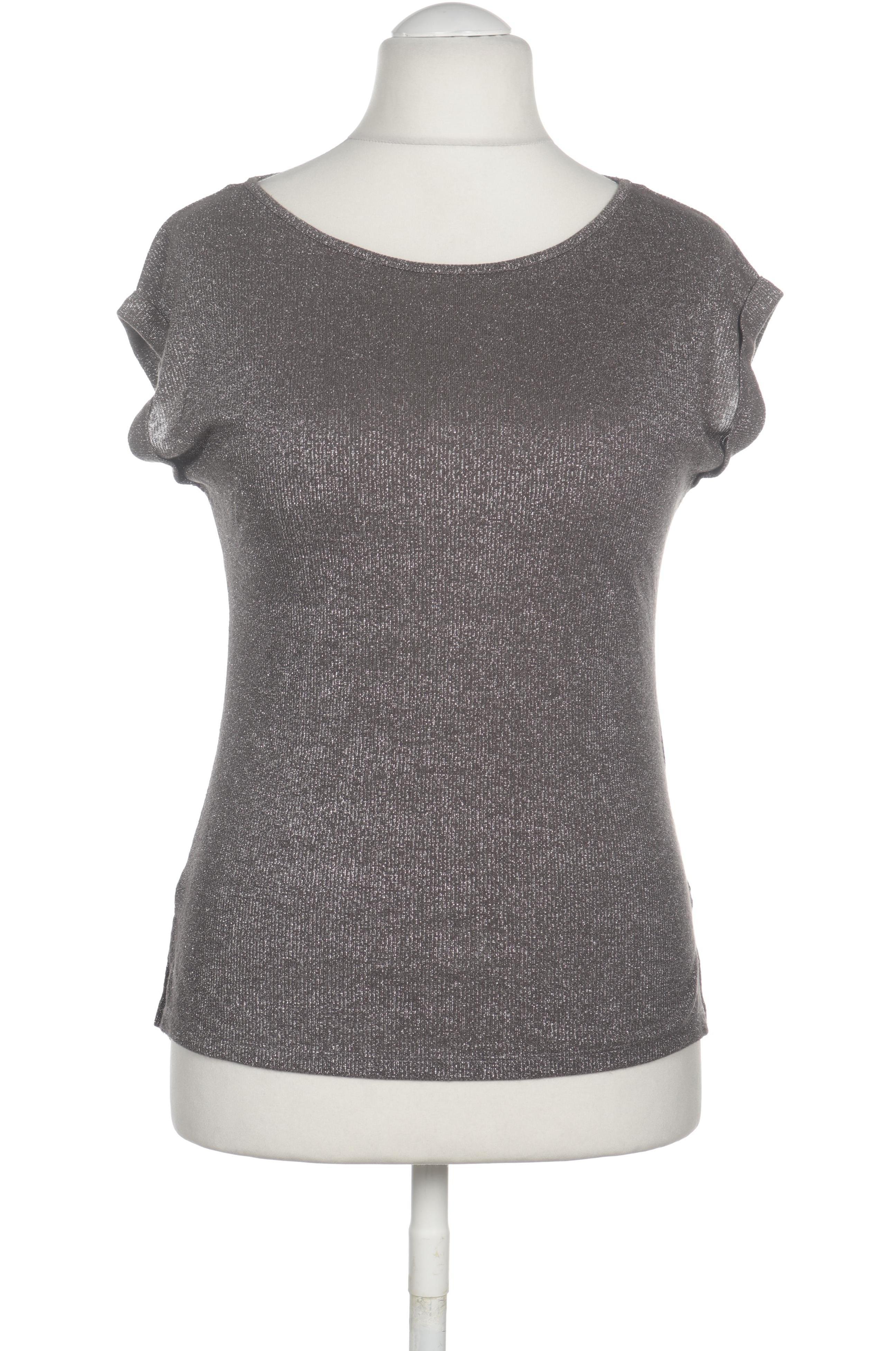 

Comma Damen T-Shirt, silber, Gr. 34