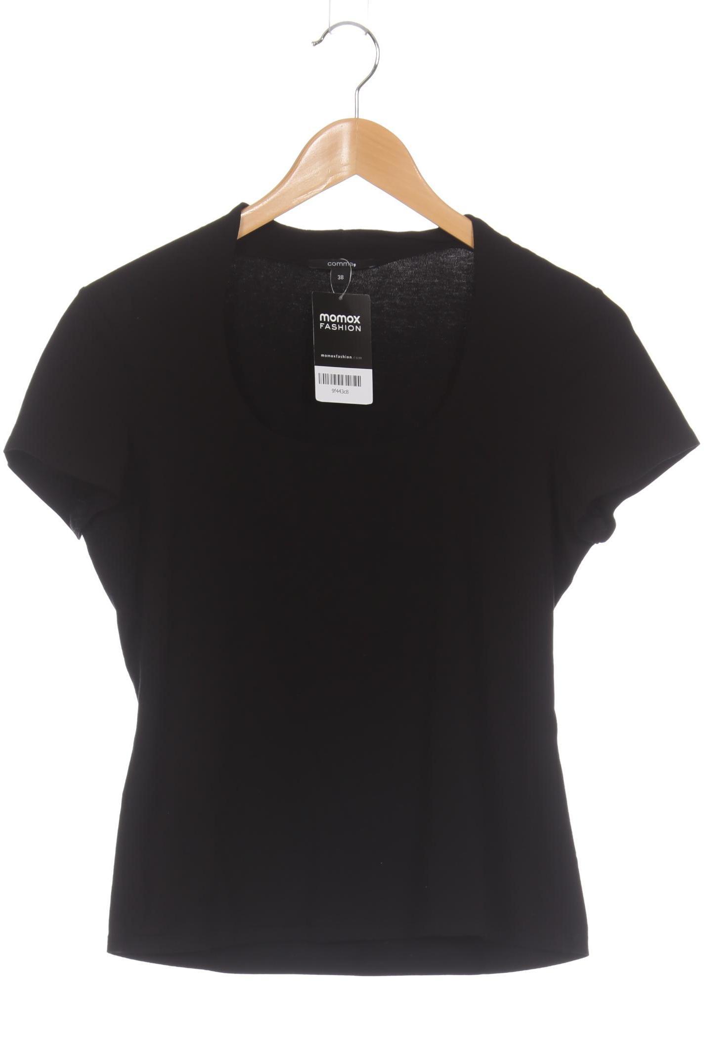 

Comma Damen T-Shirt, schwarz, Gr. 38