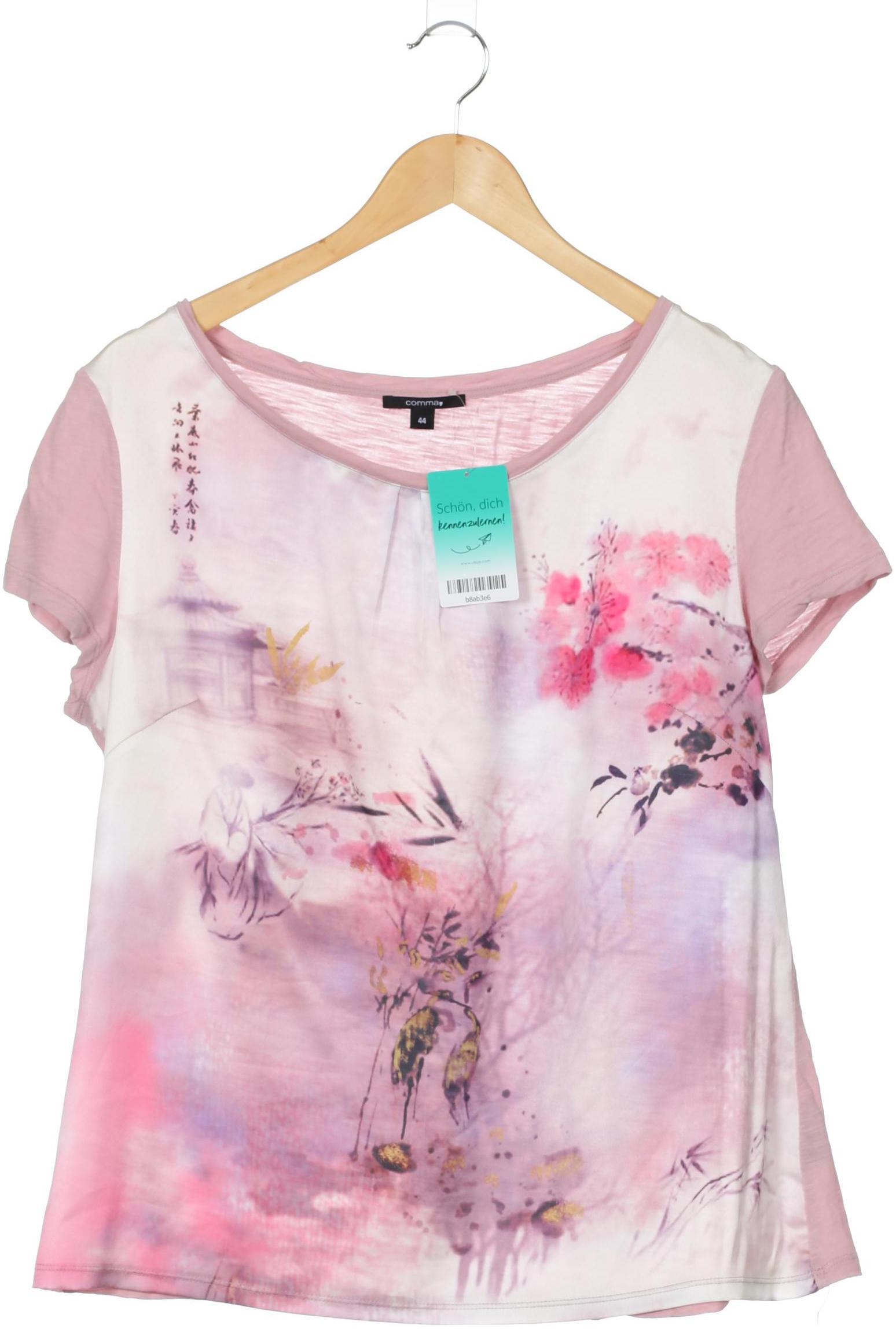 

Comma Damen T-Shirt, pink, Gr. 44