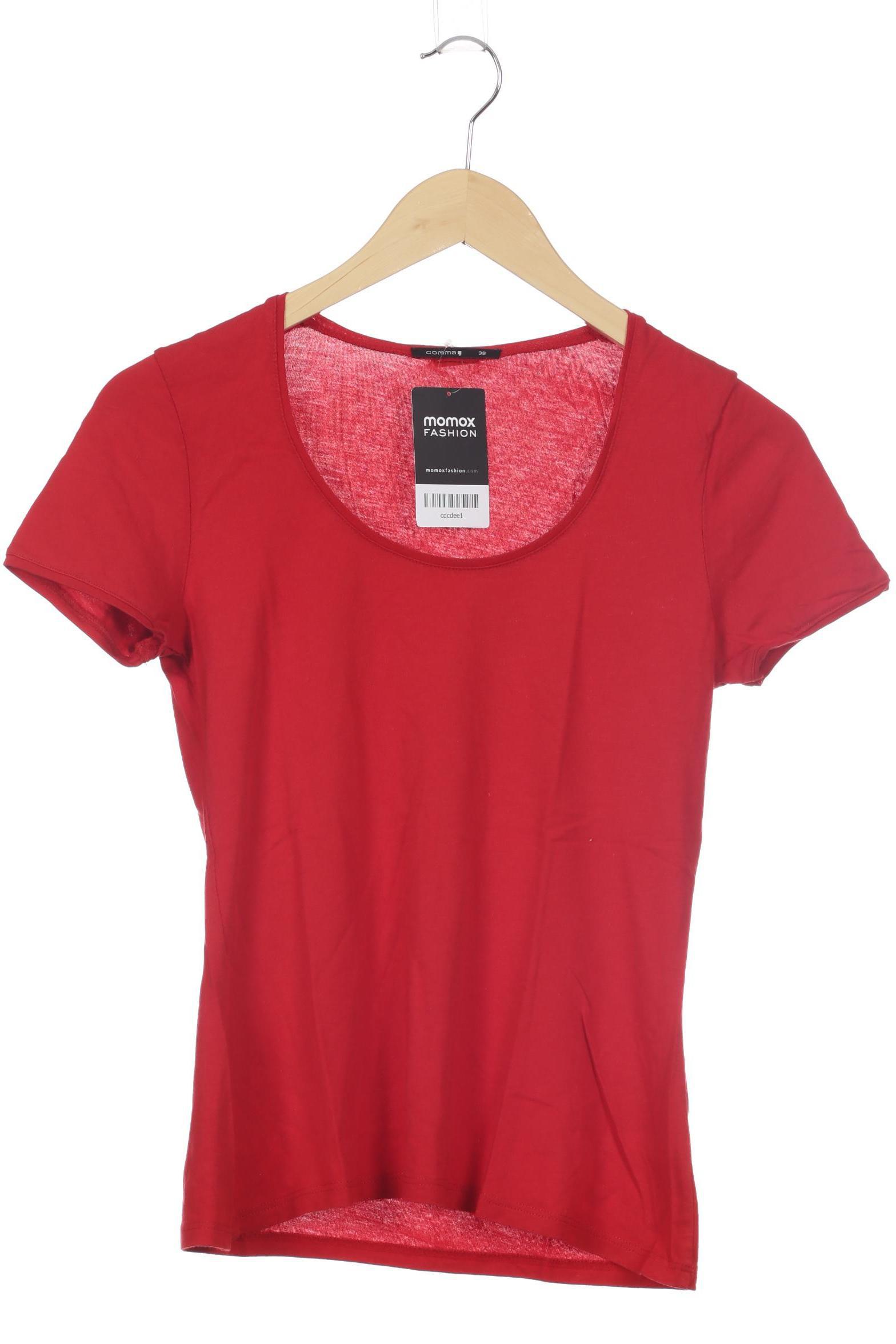 

Comma Damen T-Shirt, rot, Gr. 38