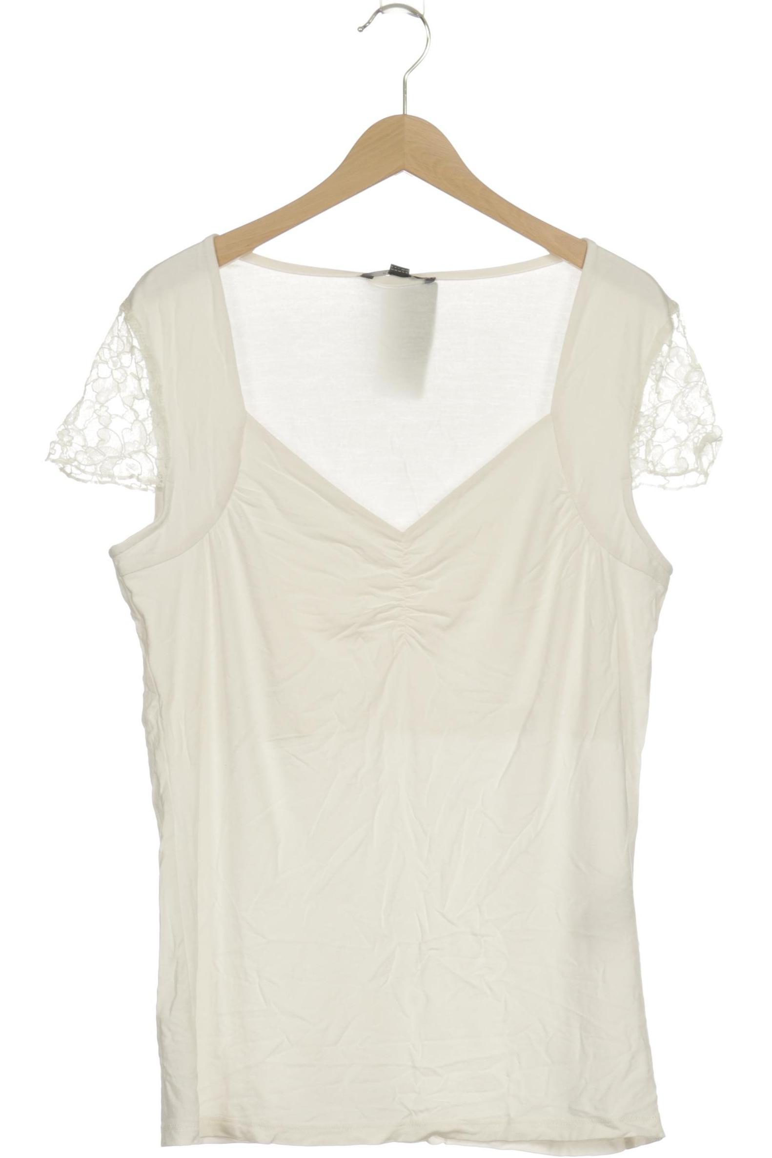 

Comma Damen T-Shirt, weiß, Gr. 40