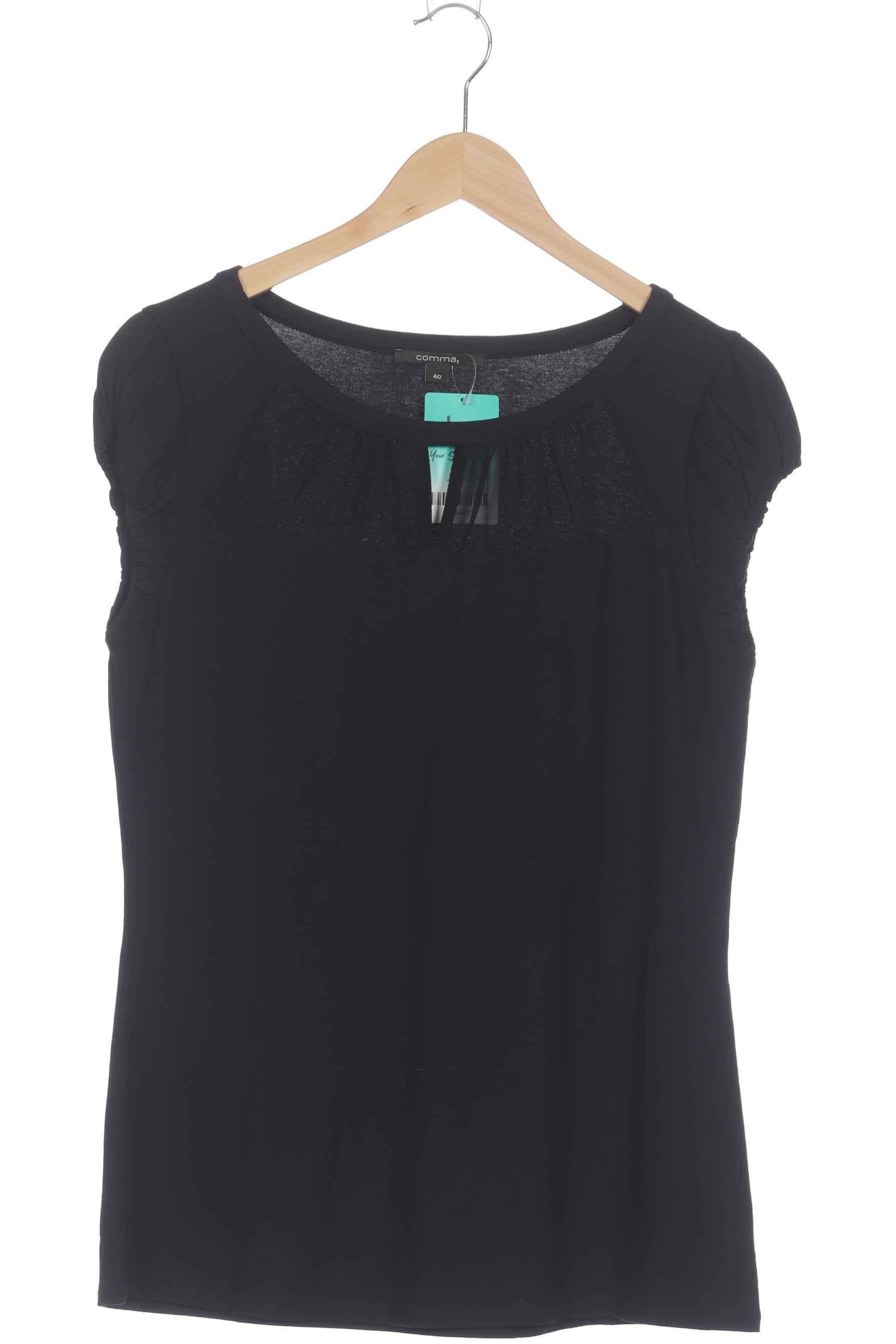 

Comma Damen T-Shirt, blau, Gr. 40