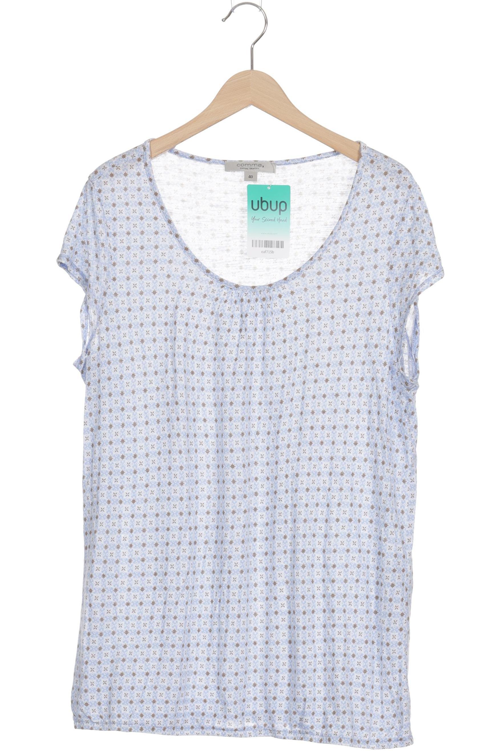

Comma Damen T-Shirt, blau, Gr. 40