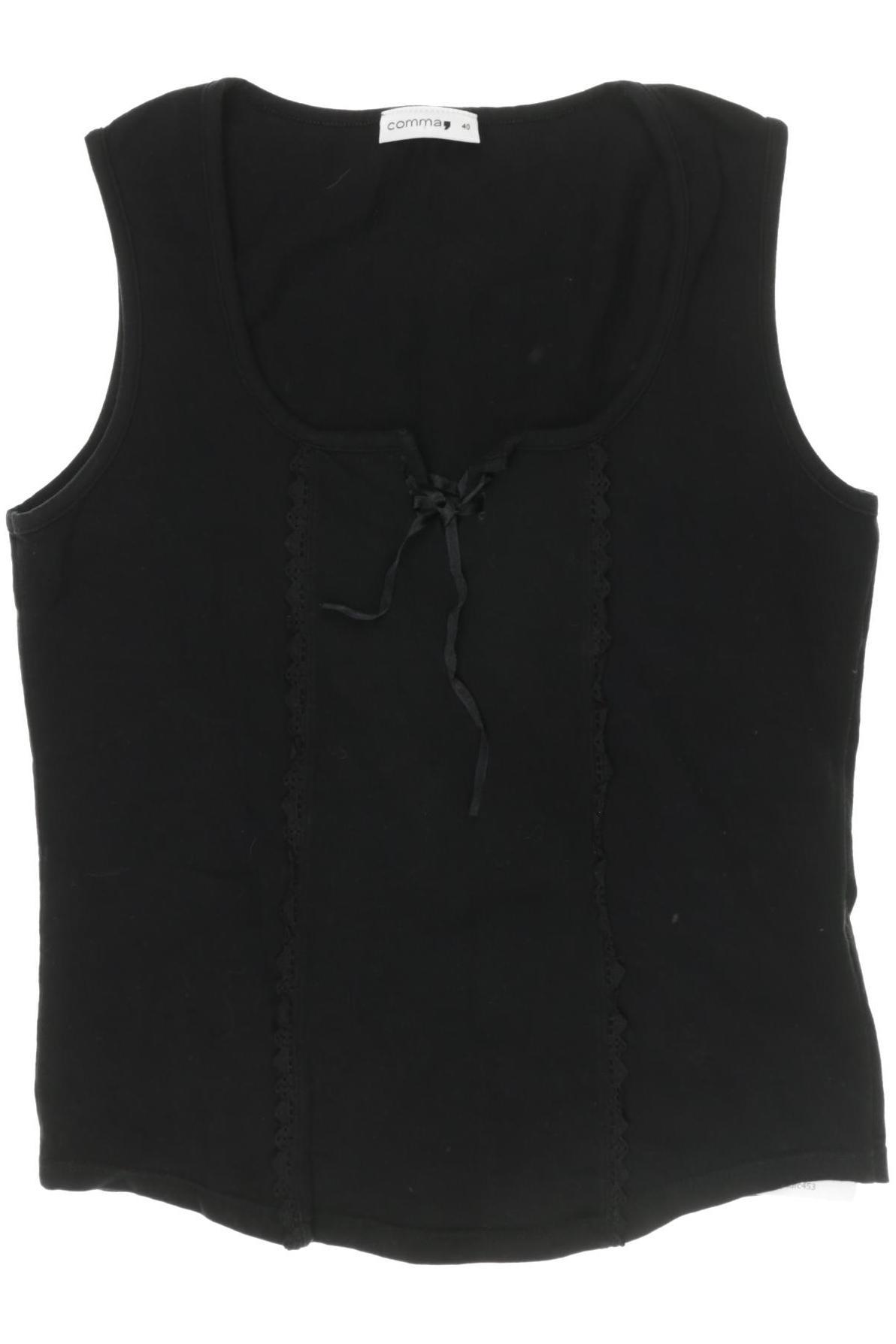 

Comma Damen T-Shirt, schwarz, Gr. 40