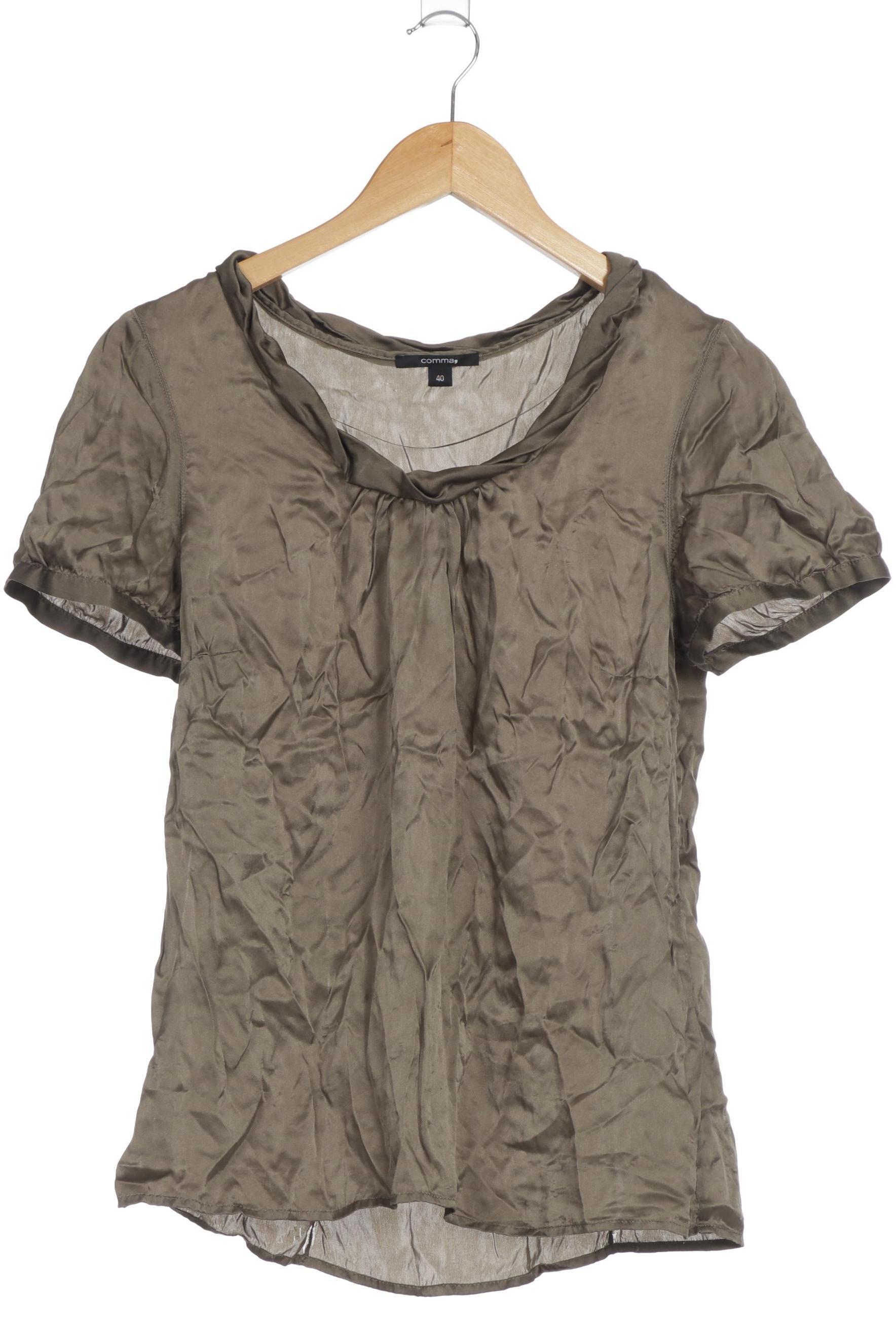 

Comma Damen T-Shirt, grün, Gr. 40