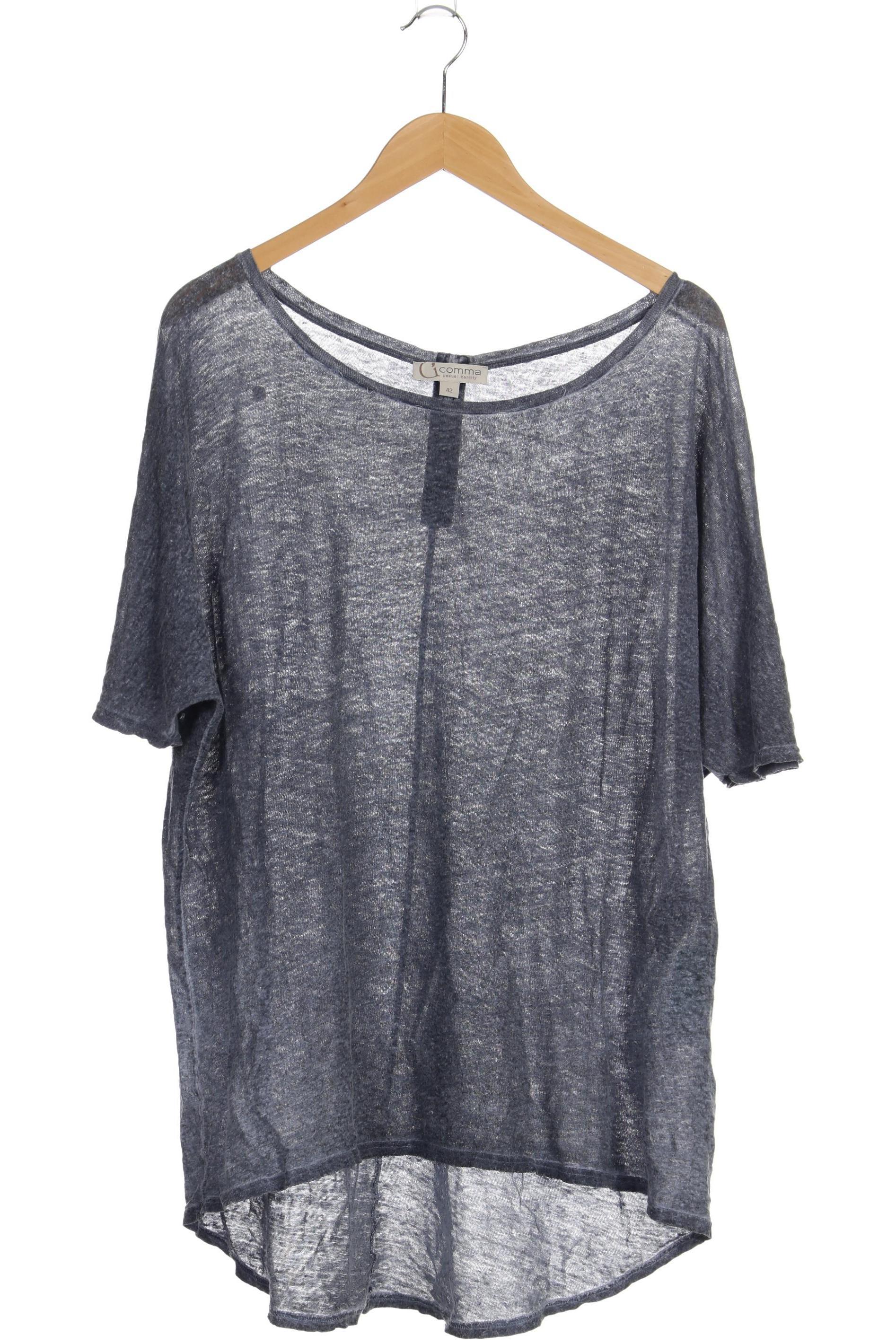 

Comma Damen T-Shirt, grau, Gr. 42