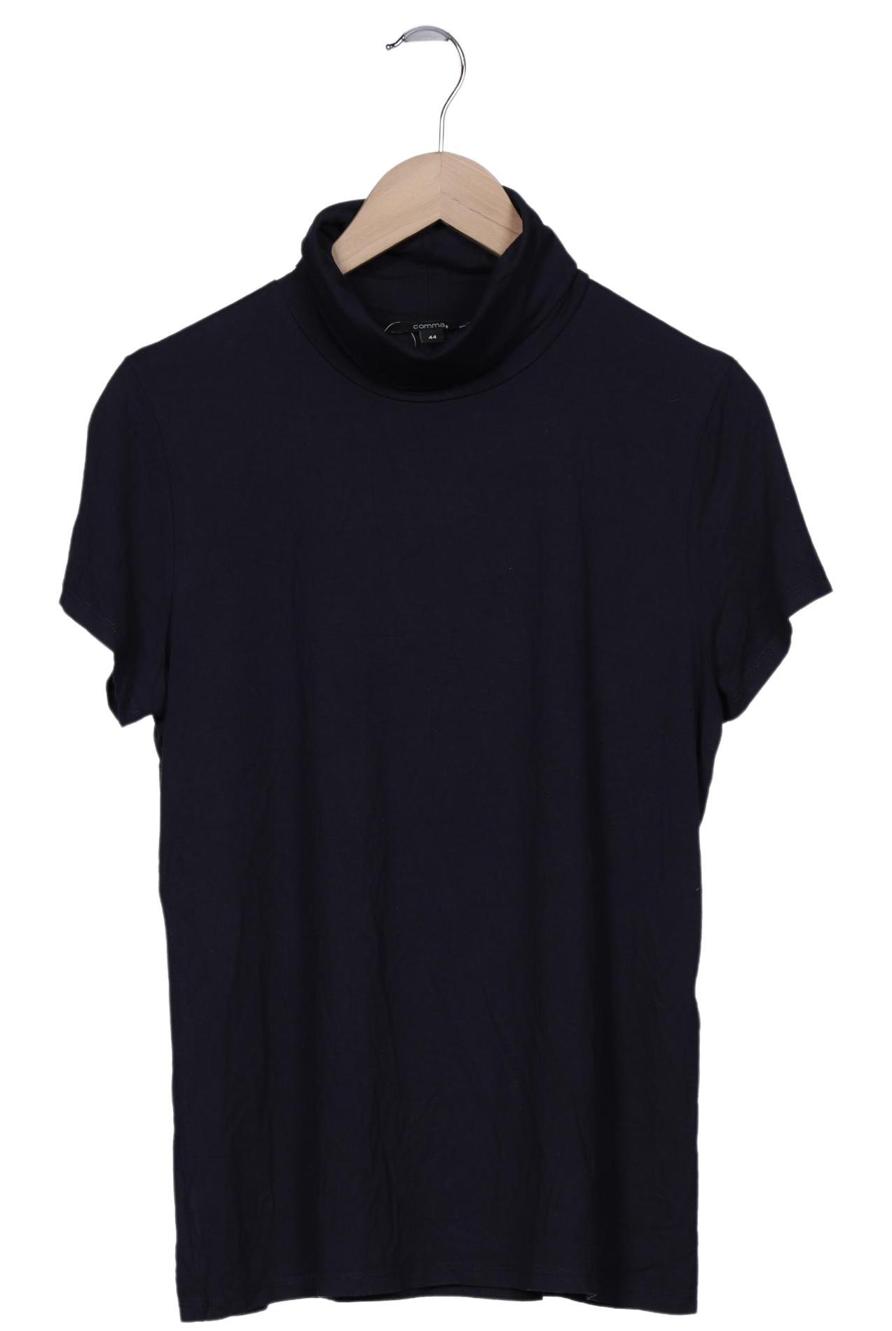 

Comma Damen T-Shirt, marineblau, Gr. 44