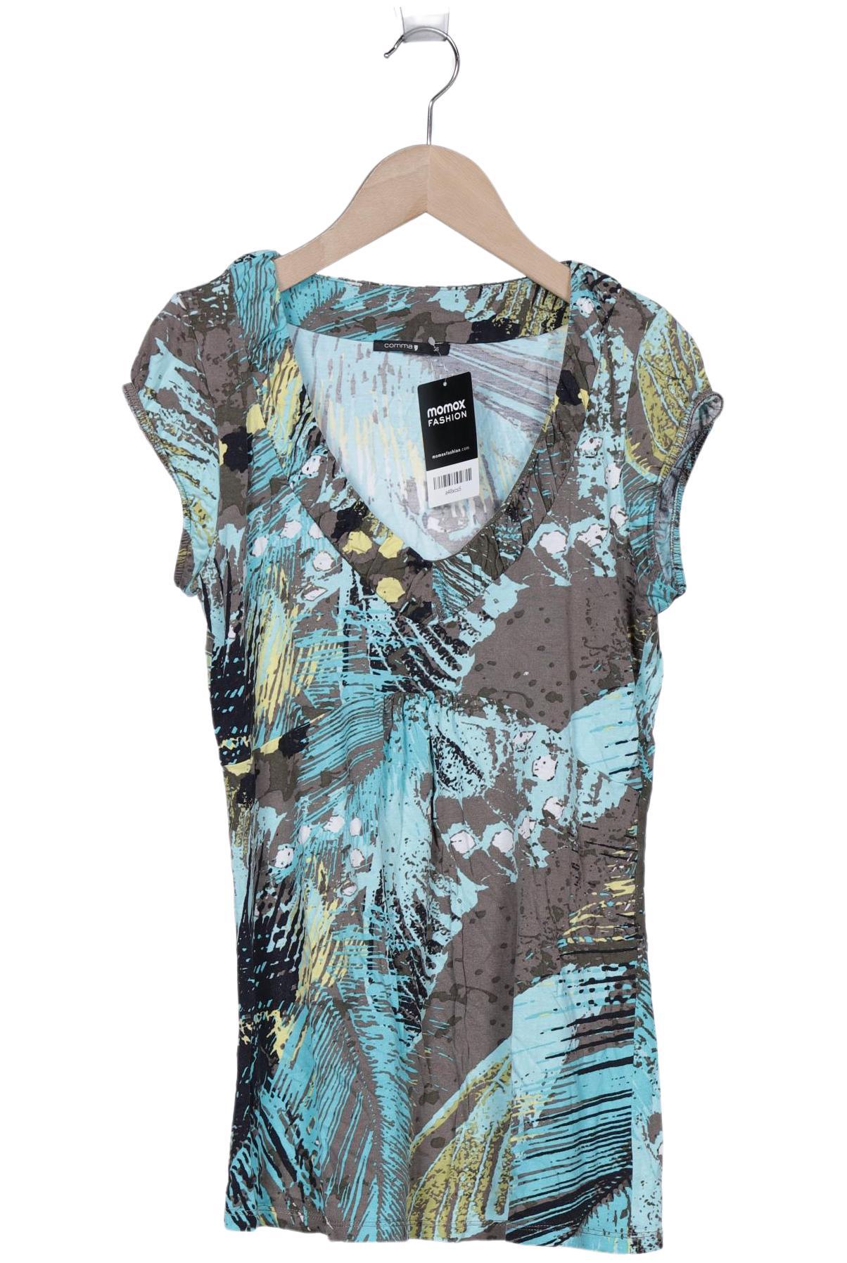 

Comma Damen T-Shirt, mehrfarbig, Gr. 36