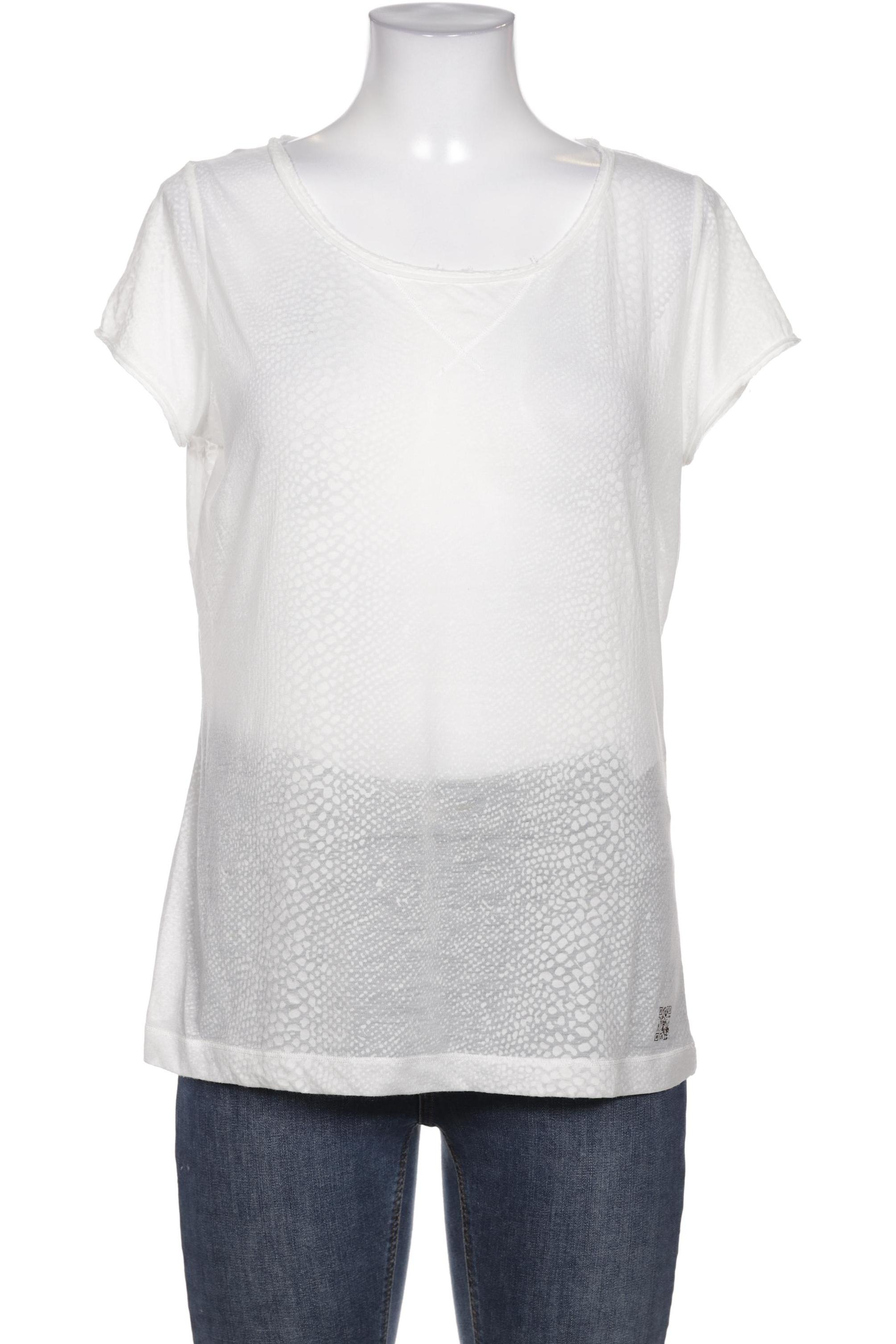 

Comma Damen T-Shirt, weiß