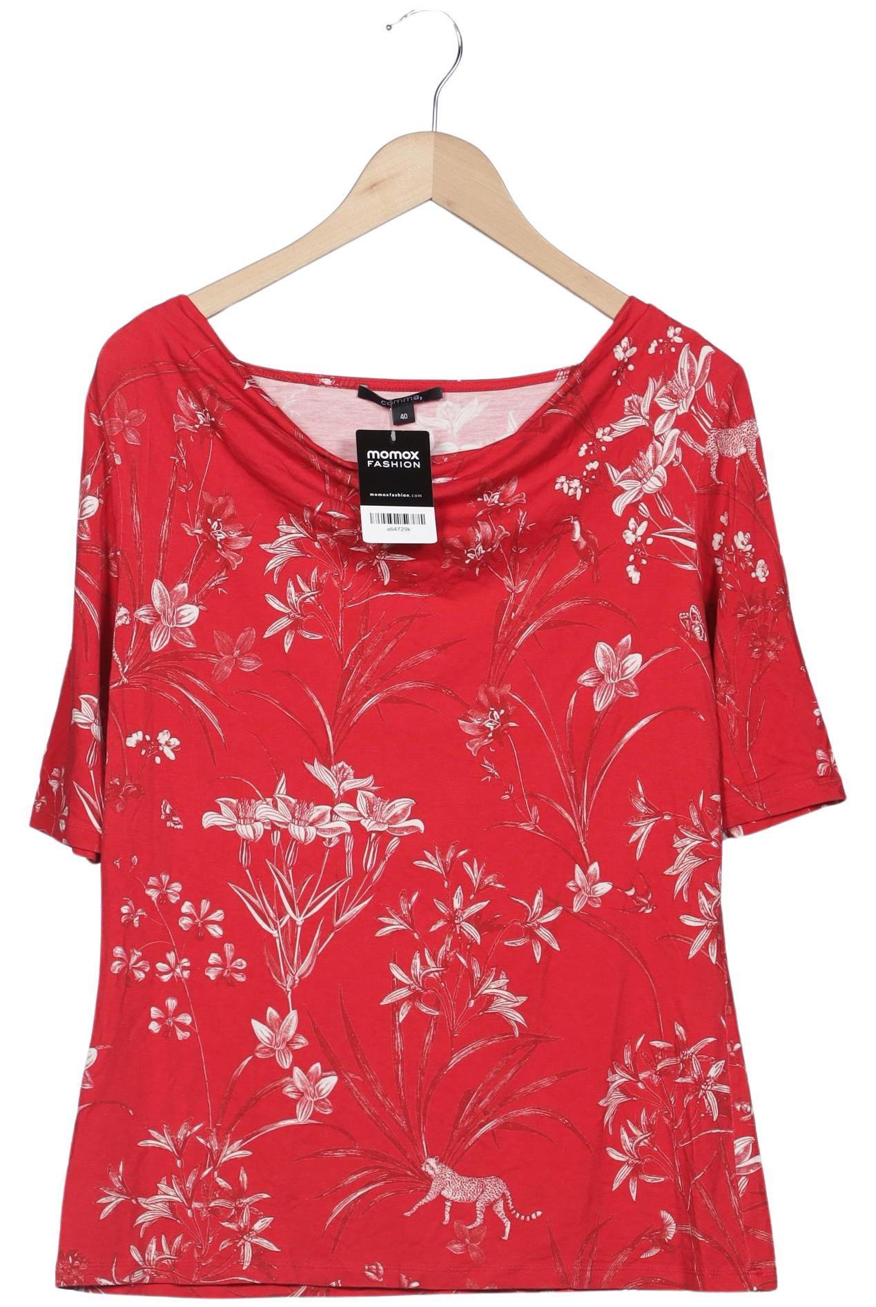 

Comma Damen T-Shirt, rot, Gr. 40