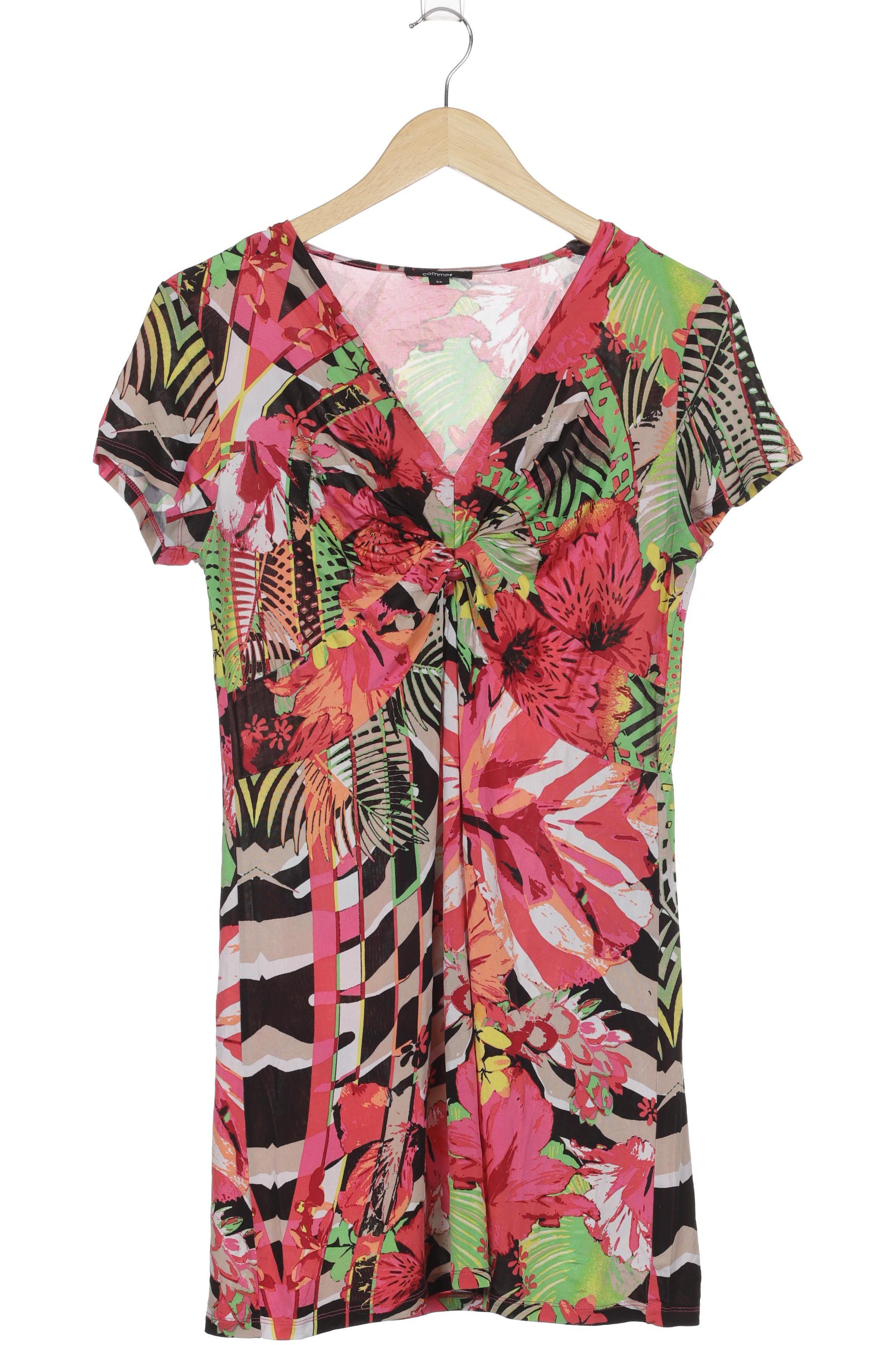 

Comma Damen T-Shirt, mehrfarbig, Gr. 38