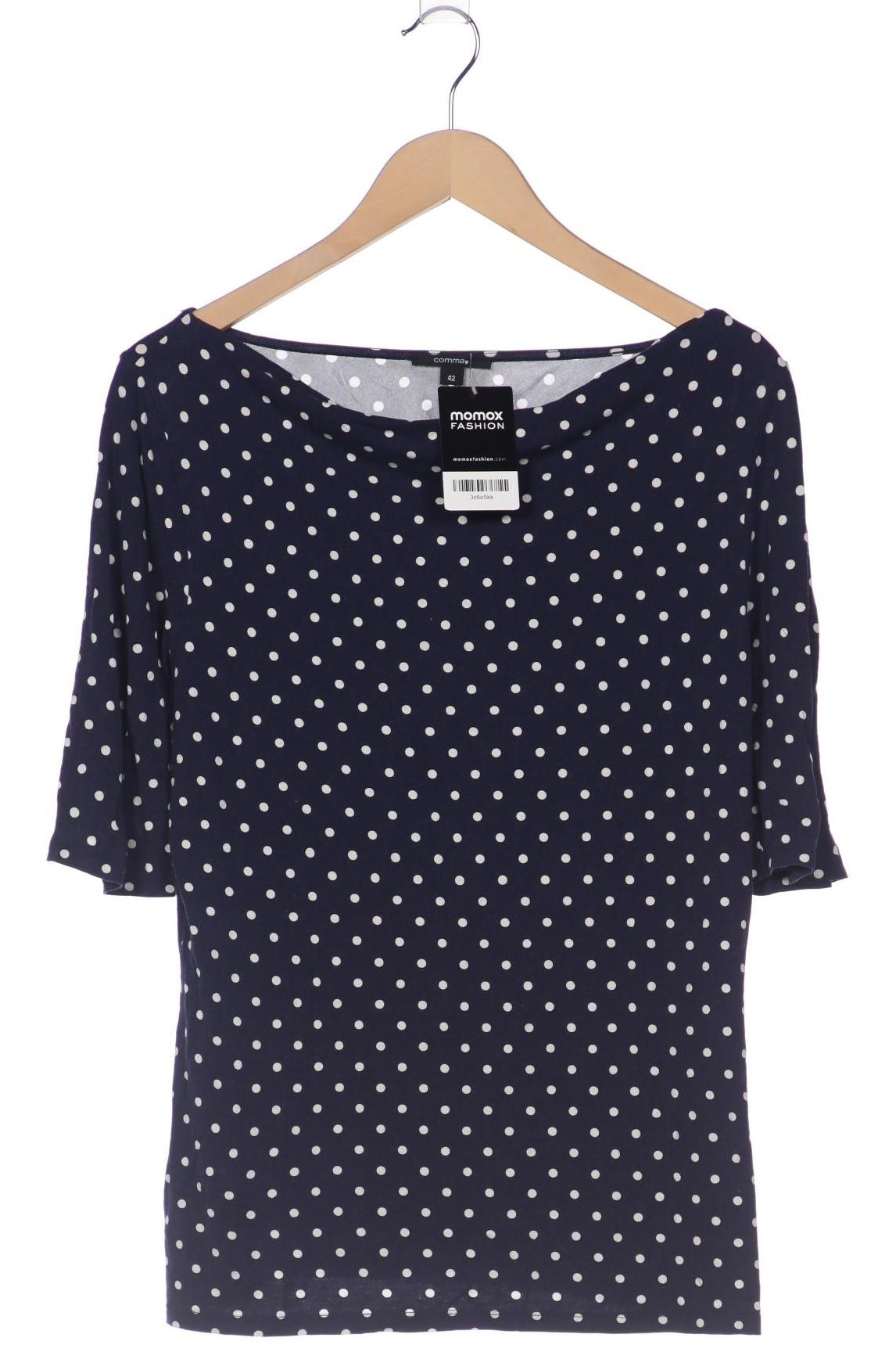 

Comma Damen T-Shirt, blau, Gr. 42