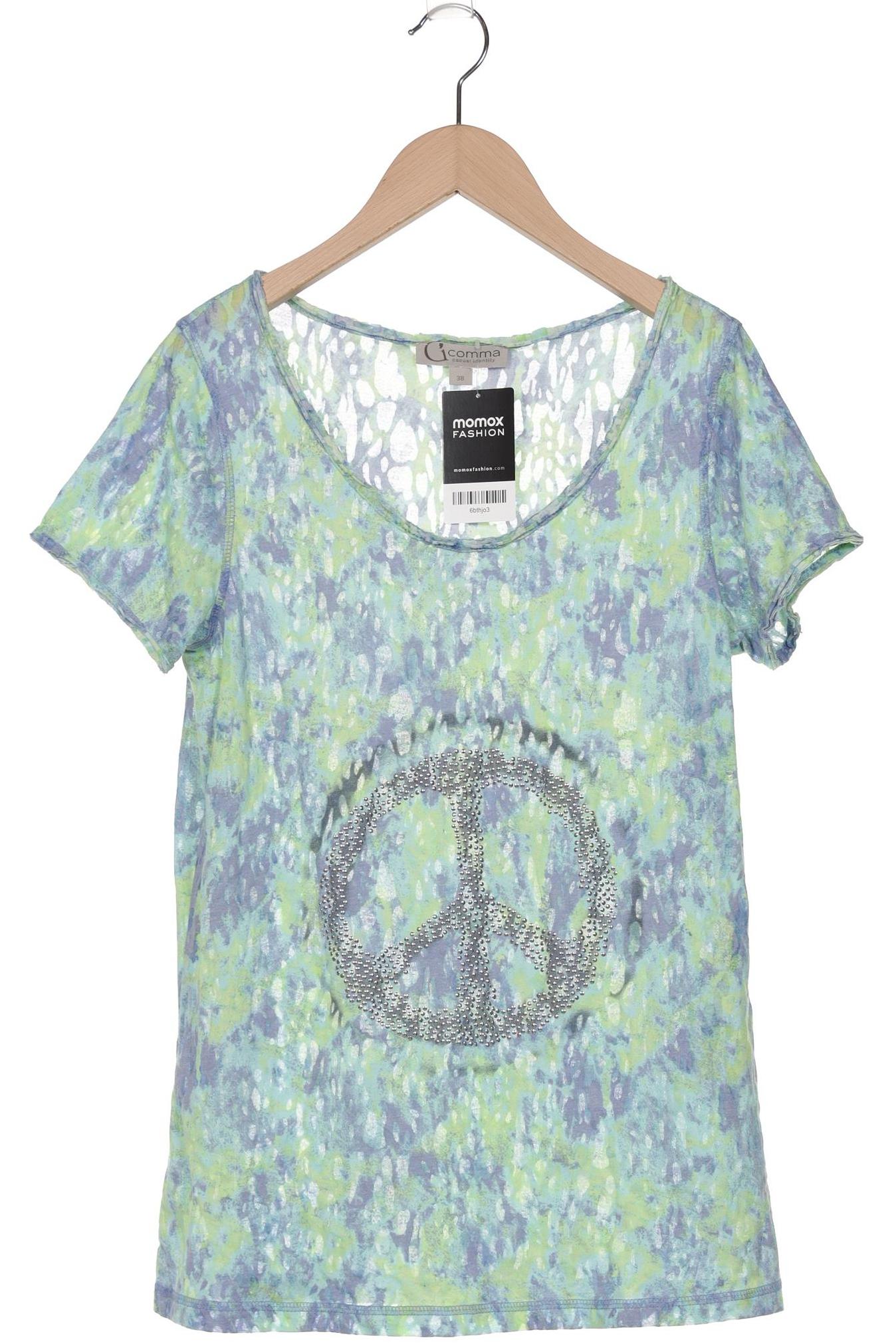 

Comma Damen T-Shirt, mehrfarbig, Gr. 38
