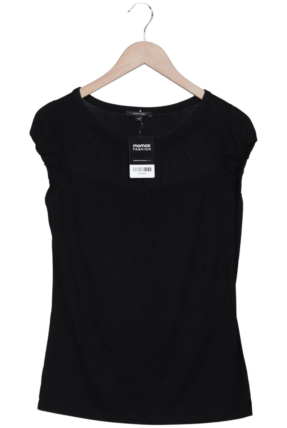 

Comma Damen T-Shirt, schwarz, Gr. 38