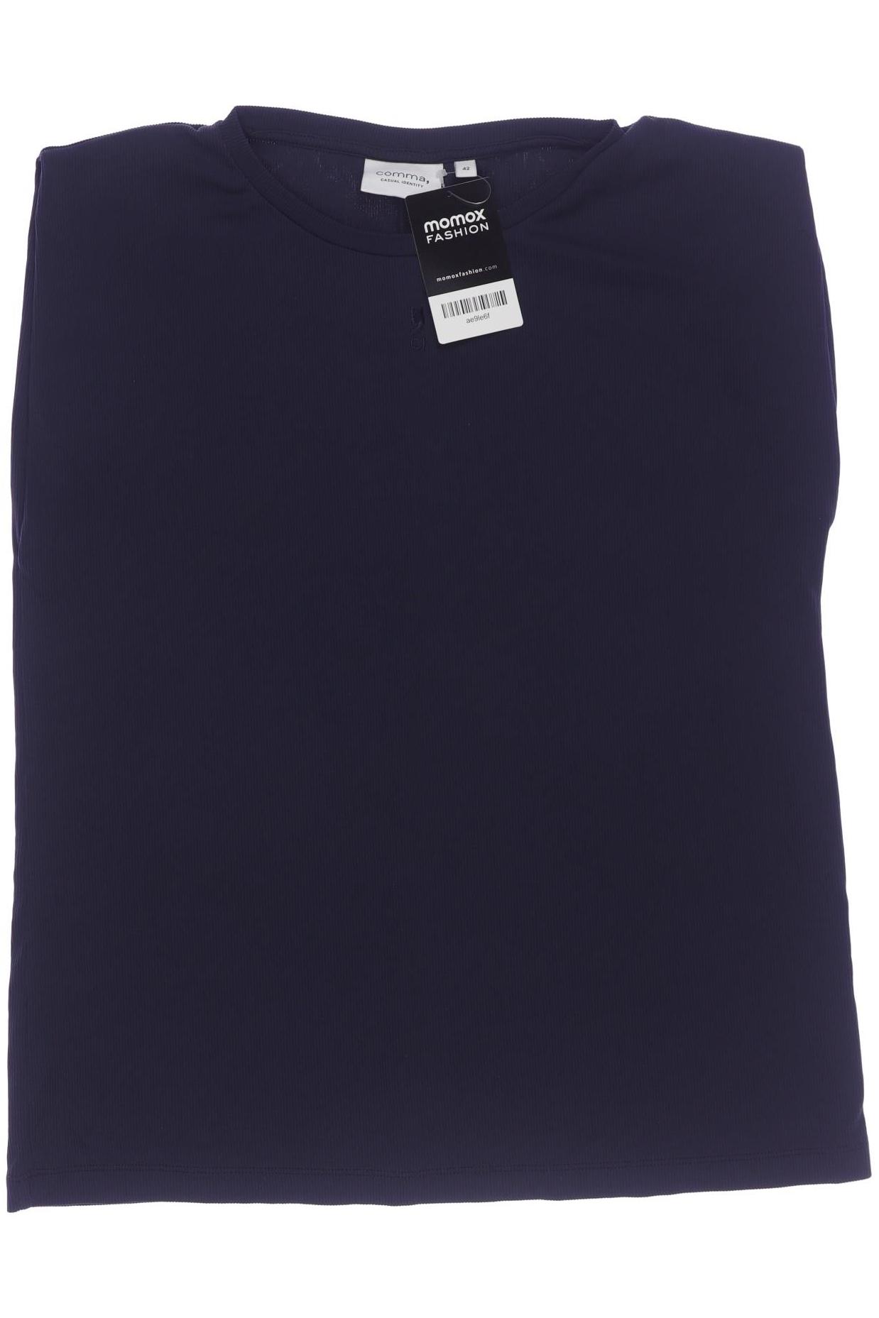 

Comma Damen T-Shirt, marineblau, Gr. 42