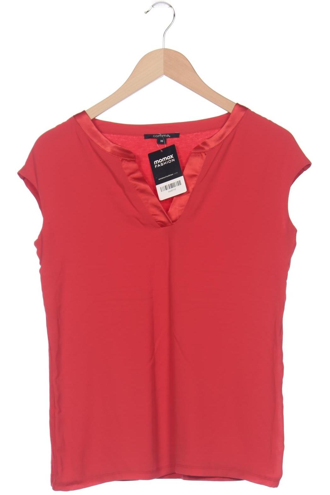 

Comma Damen T-Shirt, rot, Gr. 36