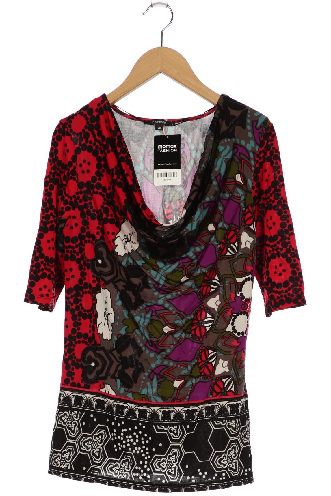 

Comma Damen T-Shirt, mehrfarbig, Gr. 38