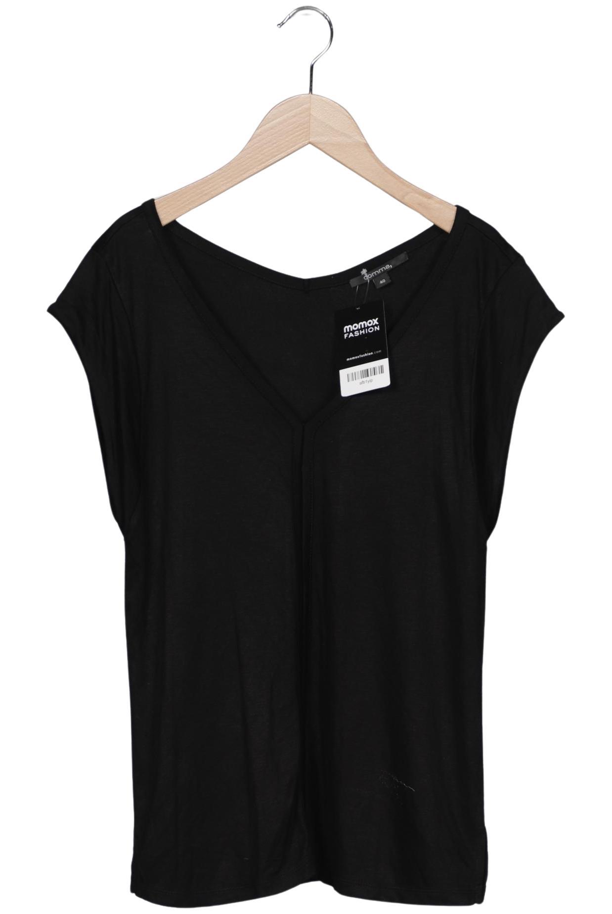 

Comma Damen T-Shirt, schwarz, Gr. 40