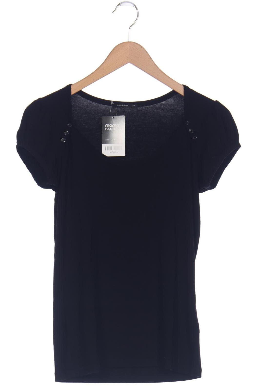 

Comma Damen T-Shirt, schwarz