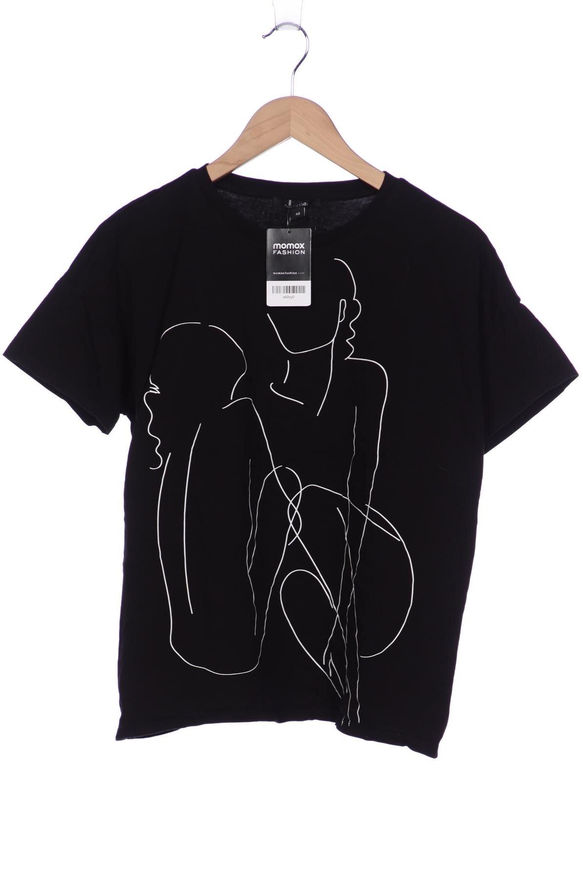

Comma Damen T-Shirt, schwarz, Gr. 42