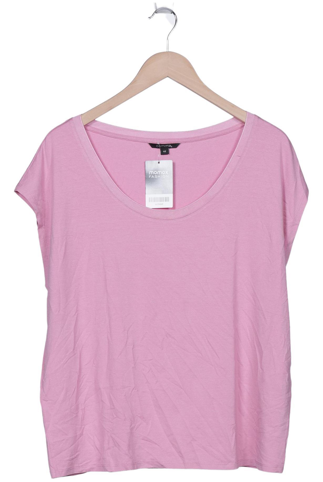 

Comma Damen T-Shirt, pink, Gr. 42