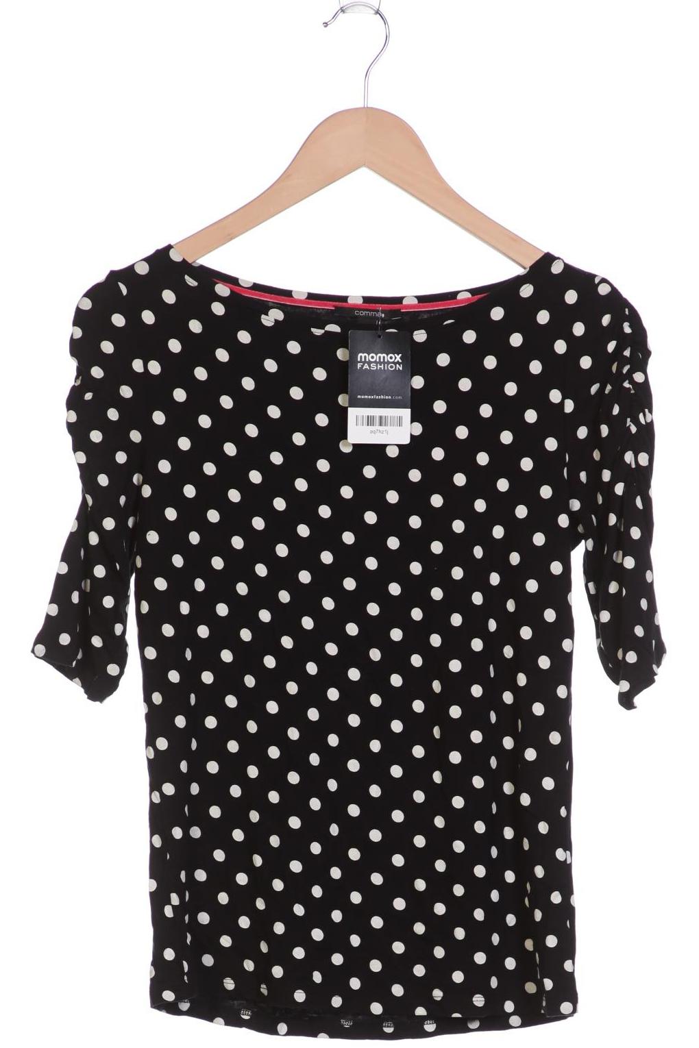 

Comma Damen T-Shirt, schwarz