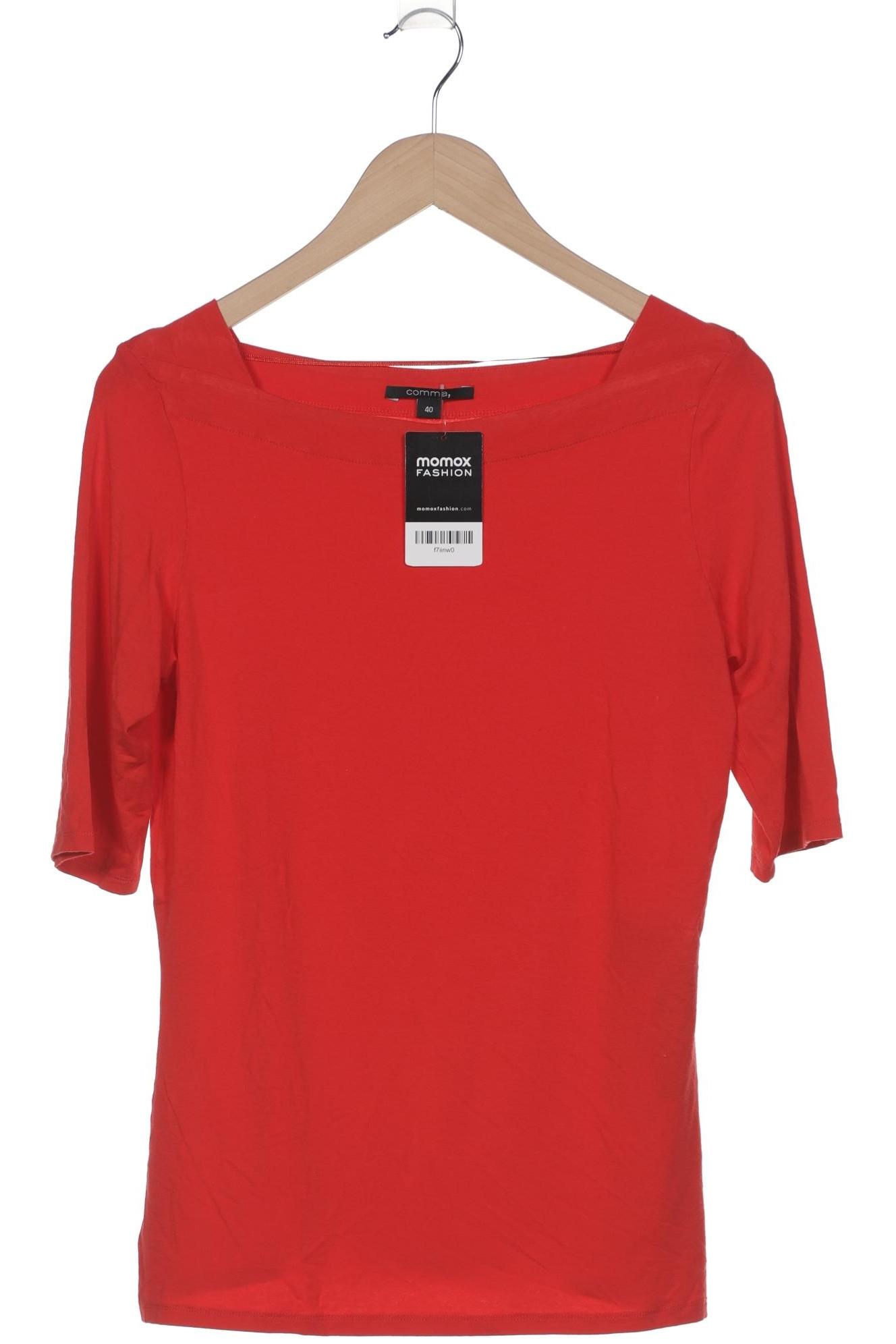 

Comma Damen T-Shirt, rot, Gr. 40