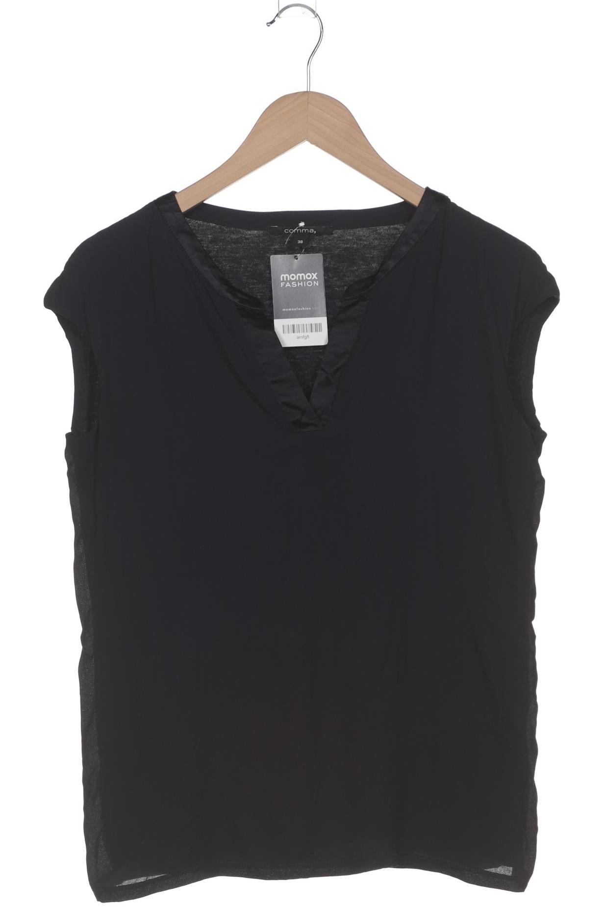 

Comma Damen T-Shirt, marineblau, Gr. 38